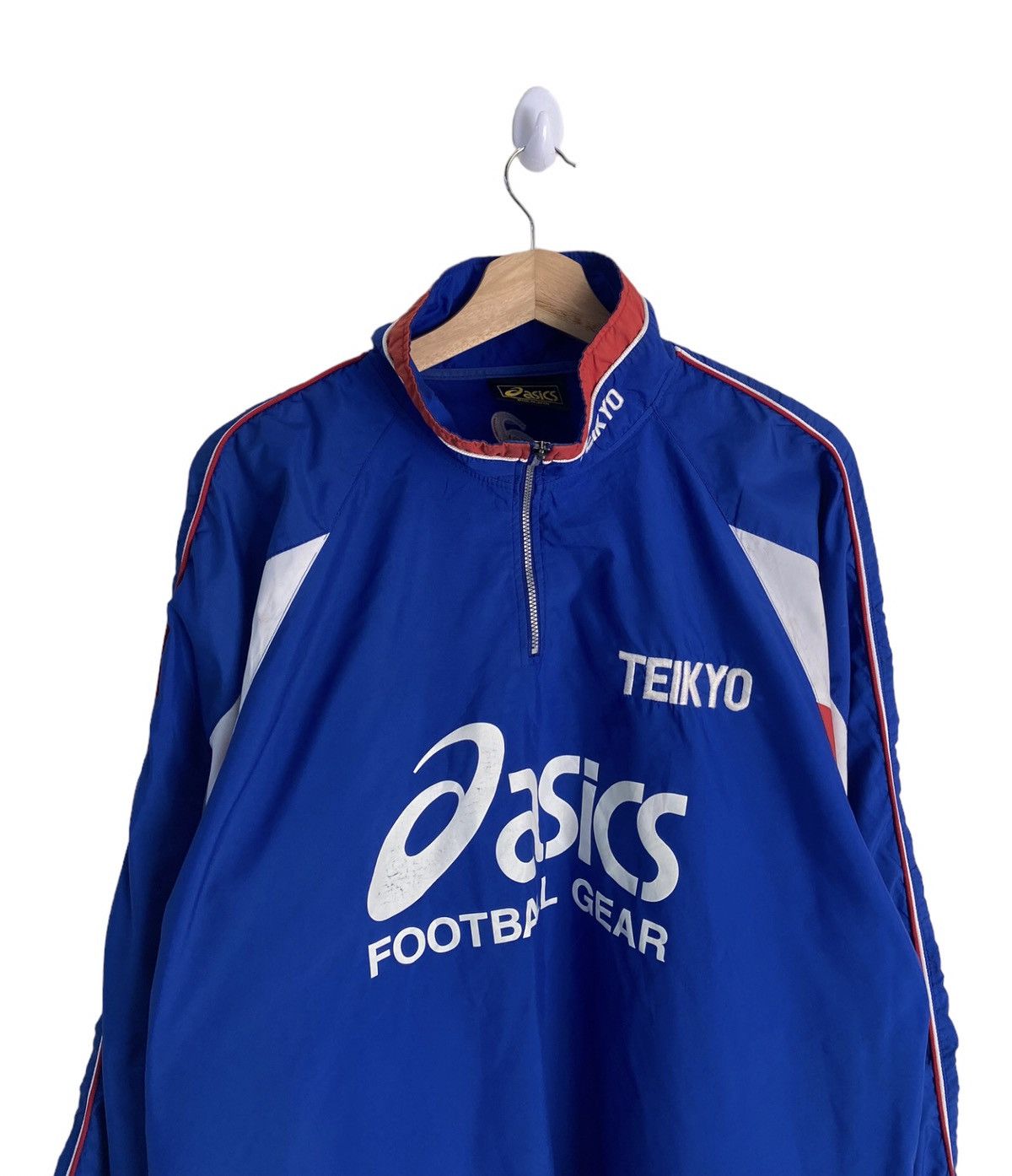 Japanese Brand 🇯🇵 EDITION🔥ASICS FOOTBALL GEAR JAPAN MADE L/S JERSEY Size US L / EU 52-54 / 3 - 5 Thumbnail