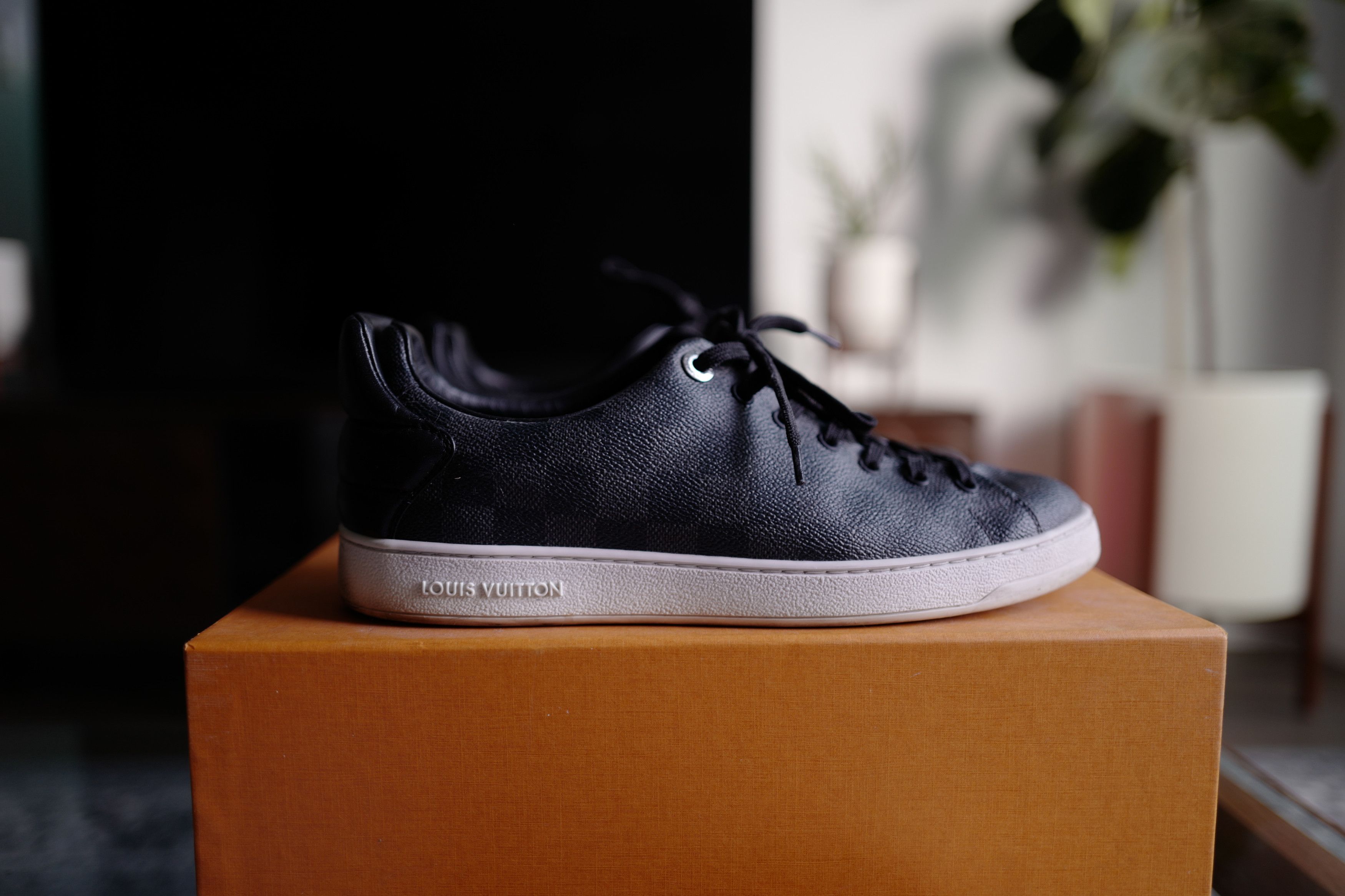 Louis Vuitton Damier "Frontrow" Leather Low Tops Size US 8.5 / EU 41-42 - 3 Thumbnail