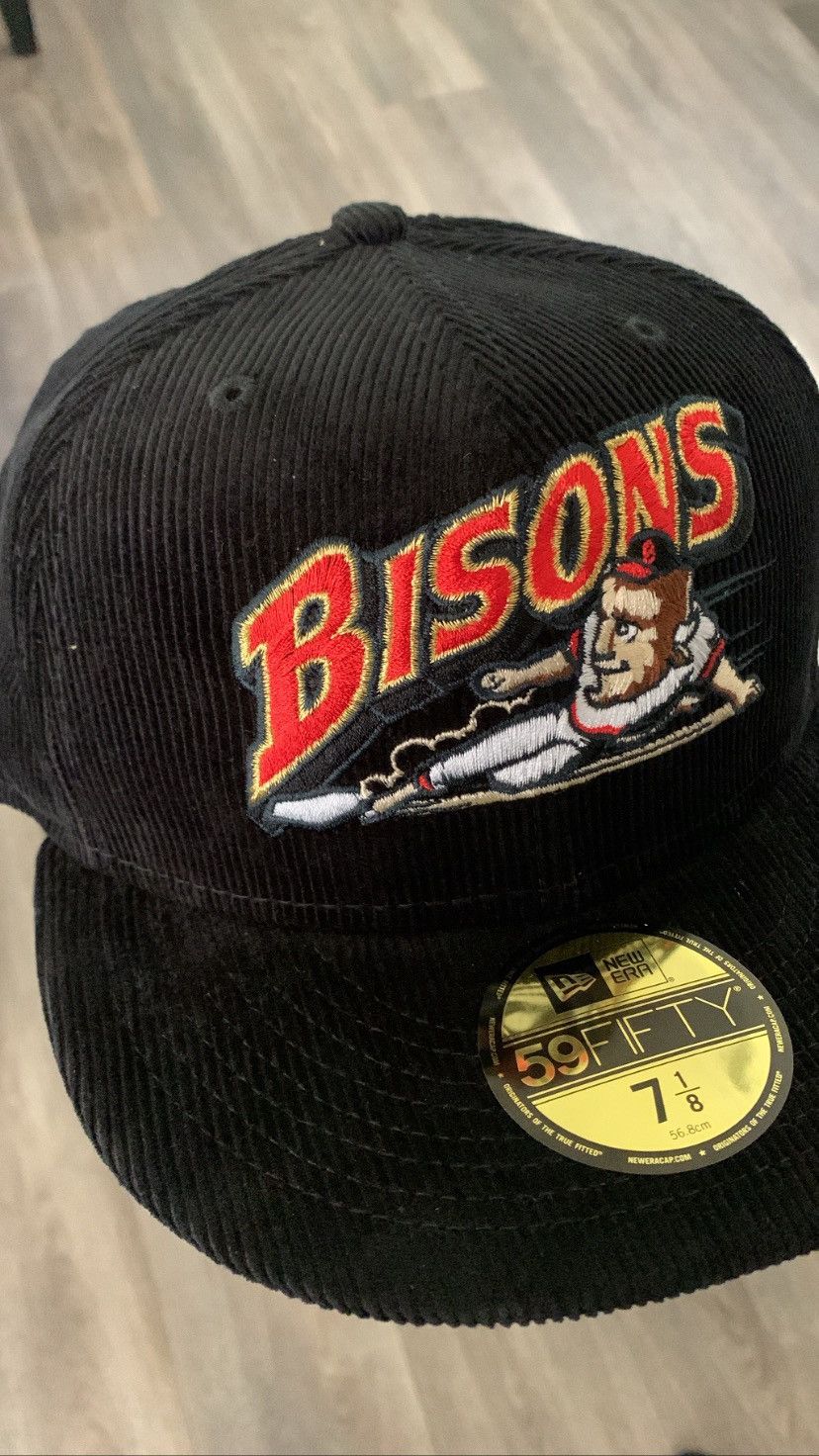 New Era Buffalo Bisons Sliding Copper Two Tone Edition 59Fifty Fitted Hat, EXCLUSIVE HATS, CAPS