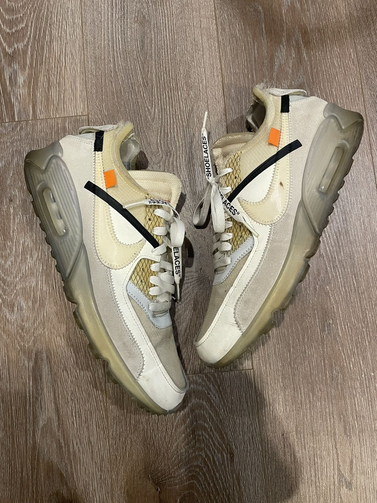 image of Off-White Nike Air Max 90 The Ten White Shoes, Men's (Size 11)