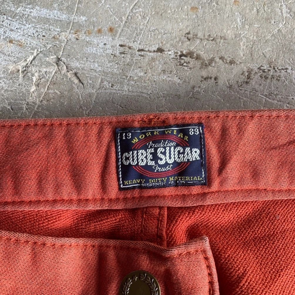 Japanese Brand VINTAGE CUBE SUGAR TROUSERS WORK WEAR BAKER PANTS Size US 31 - 7 Thumbnail