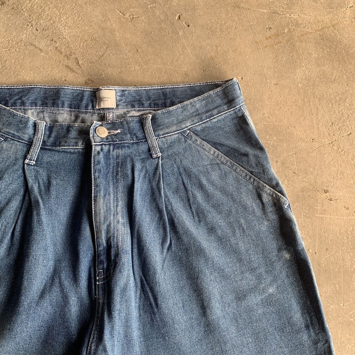 Japanese Brand Browny Brand Faded Baggy Ankle Carpenter Trousers Pants Size US 32 / EU 48 - 5 Thumbnail