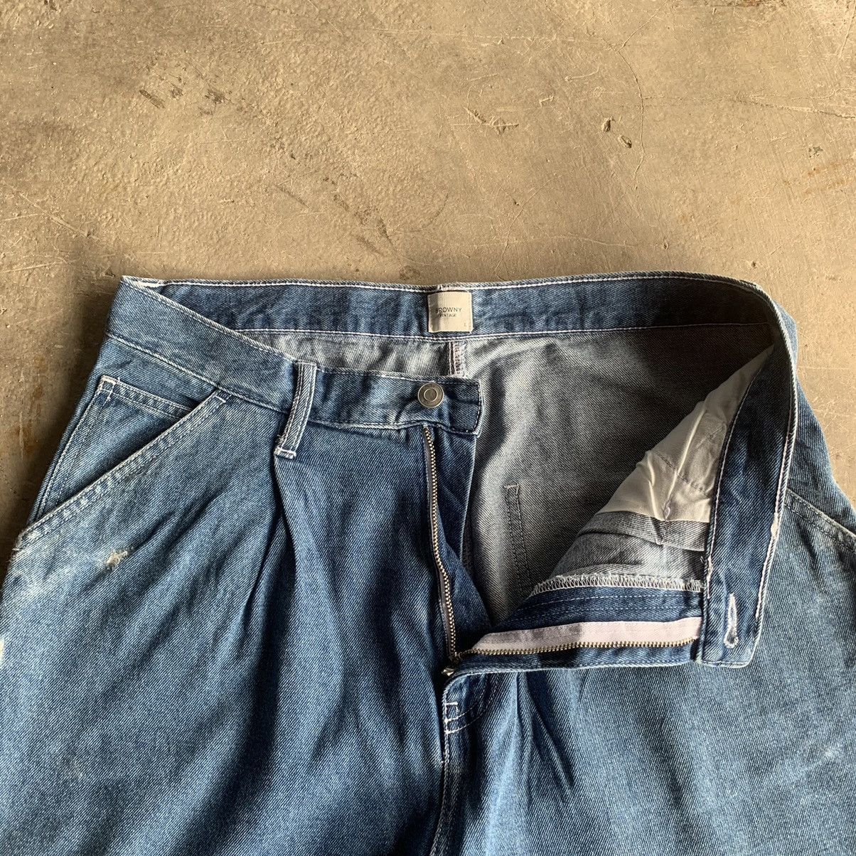 Japanese Brand Browny Brand Faded Baggy Ankle Carpenter Trousers Pants Size US 32 / EU 48 - 7 Thumbnail
