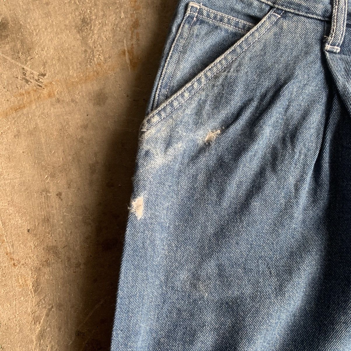 Japanese Brand Browny Brand Faded Baggy Ankle Carpenter Trousers Pants Size US 32 / EU 48 - 6 Thumbnail