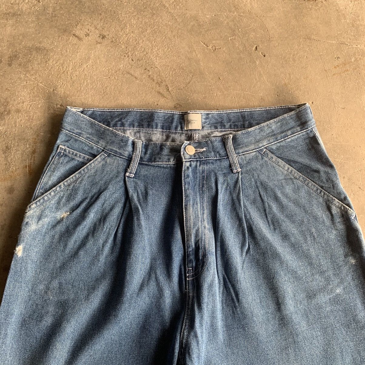 Japanese Brand Browny Brand Faded Baggy Ankle Carpenter Trousers Pants Size US 32 / EU 48 - 2 Thumbnail