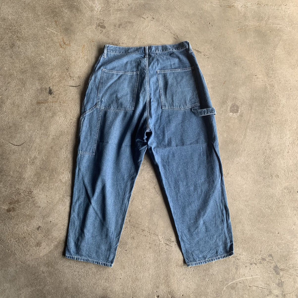 Japanese Brand Browny Brand Faded Baggy Ankle Carpenter Trousers Pants Size US 32 / EU 48 - 10 Thumbnail