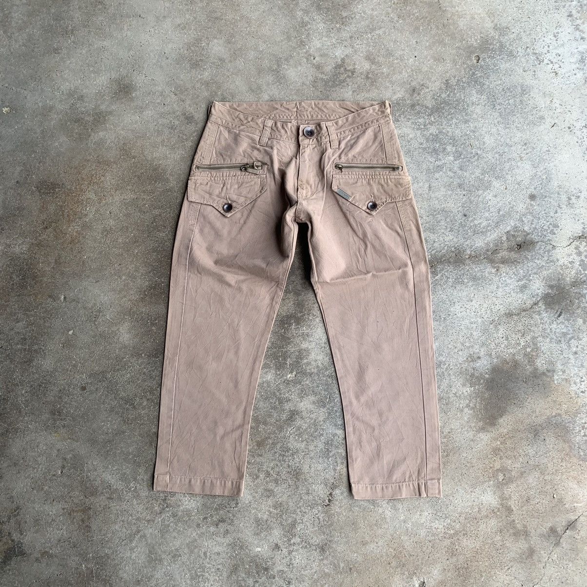 image of 55 Dsl x Archival Clothing Japanese Vintage Ankle Pants 55Dsl Crop Trousers Pants in Not Specified 