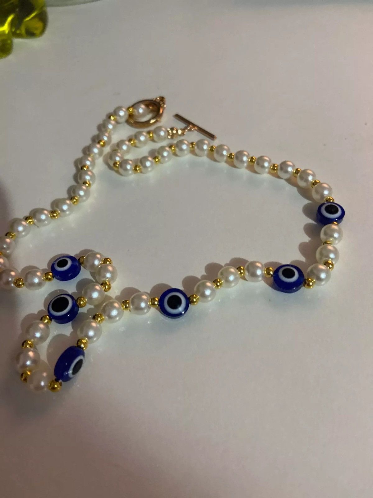 Jewelry × Vintage Devil Eye Pearl Necklace Size ONE SIZE - 3 Thumbnail
