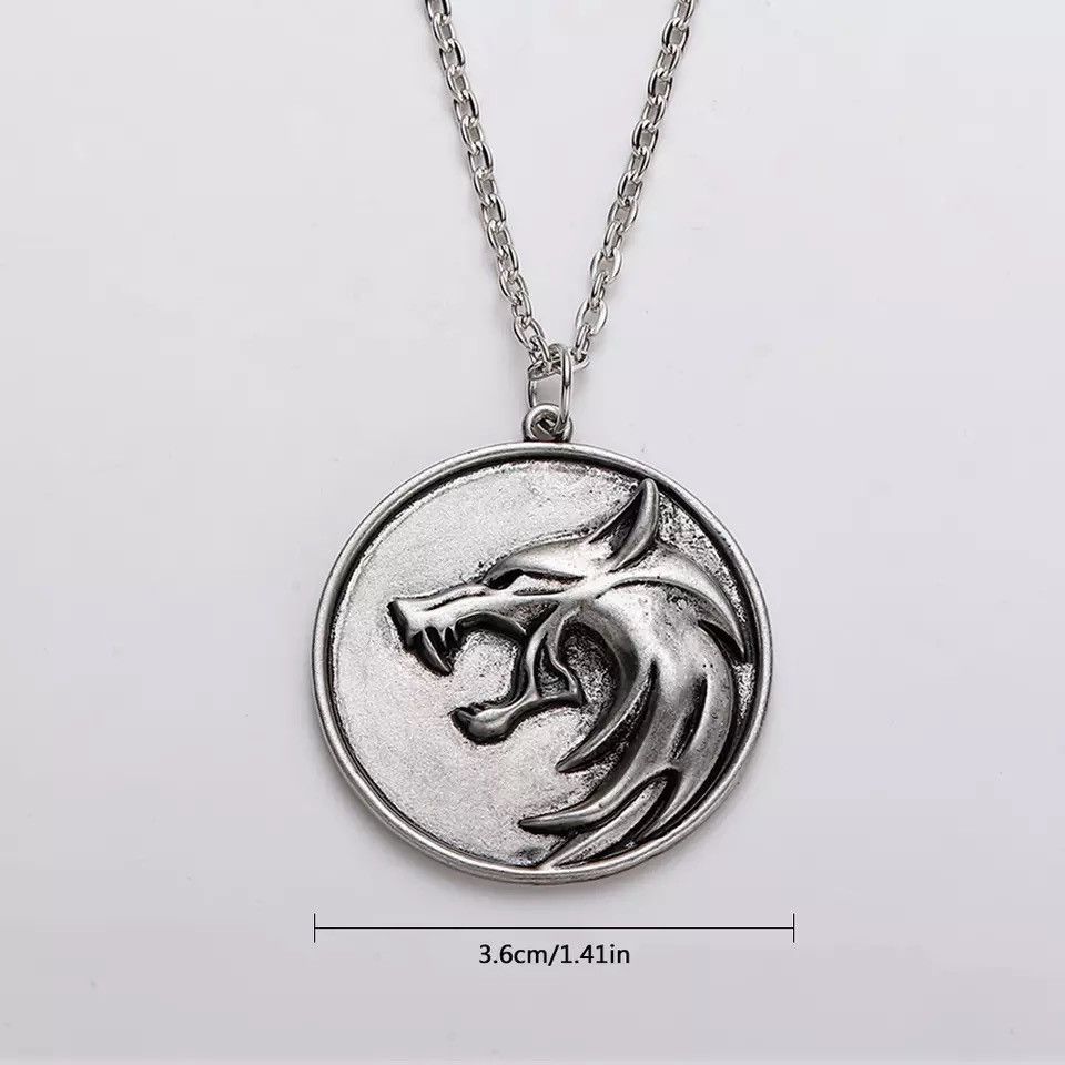 Jewelry Wolf Head Necklace Size ONE SIZE - 4 Thumbnail