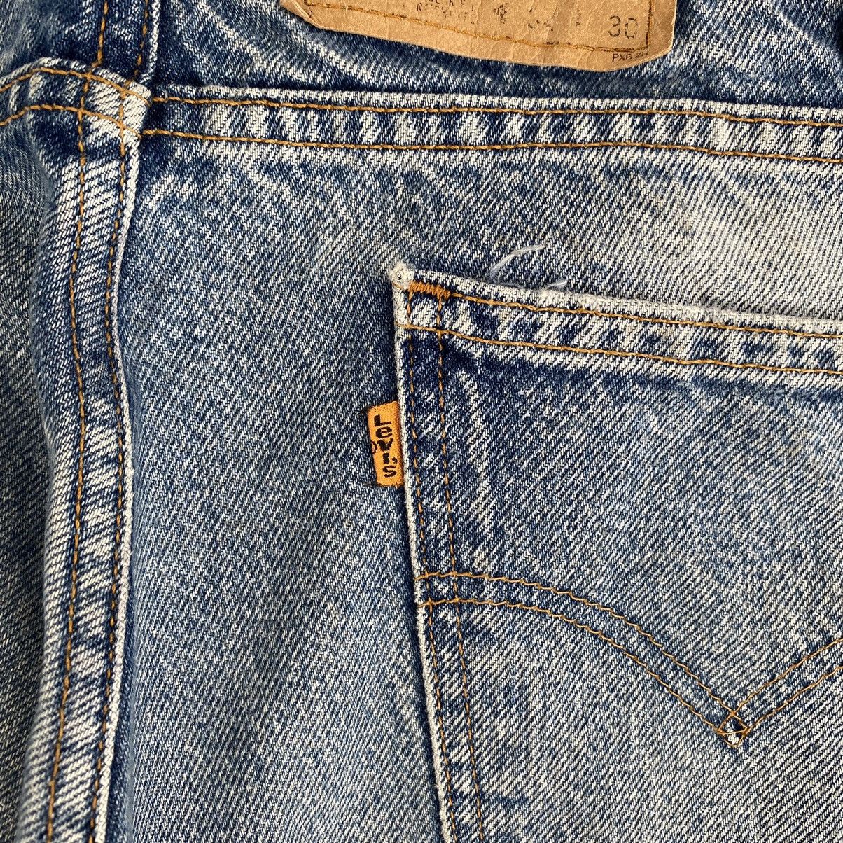 Levi's Size 33x27 Vintage 90’s Levis 505 Orange Tab Faded Denim Size US 33 - 19 Thumbnail