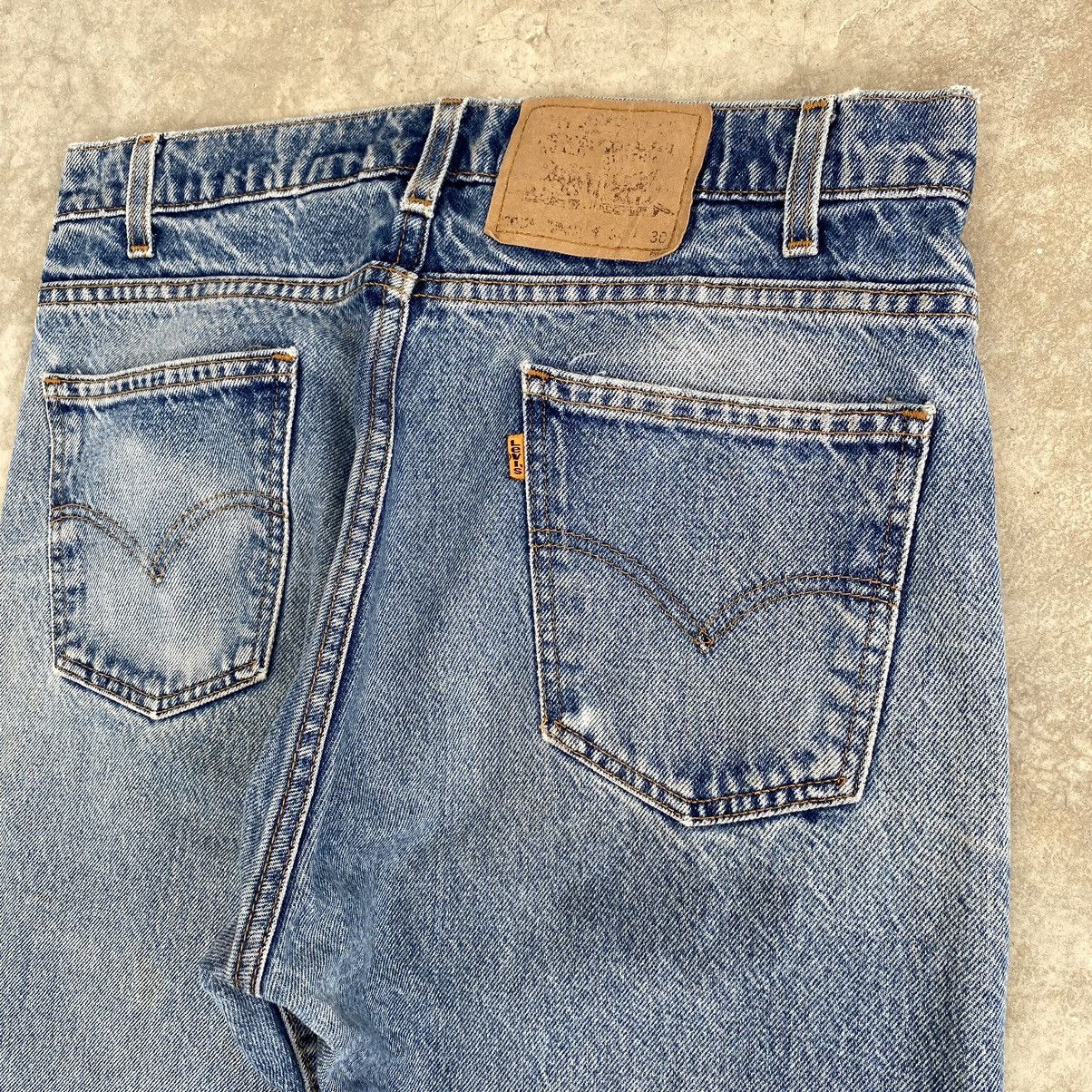 Levi's Size 33x27 Vintage 90’s Levis 505 Orange Tab Faded Denim Size US 33 - 18 Thumbnail