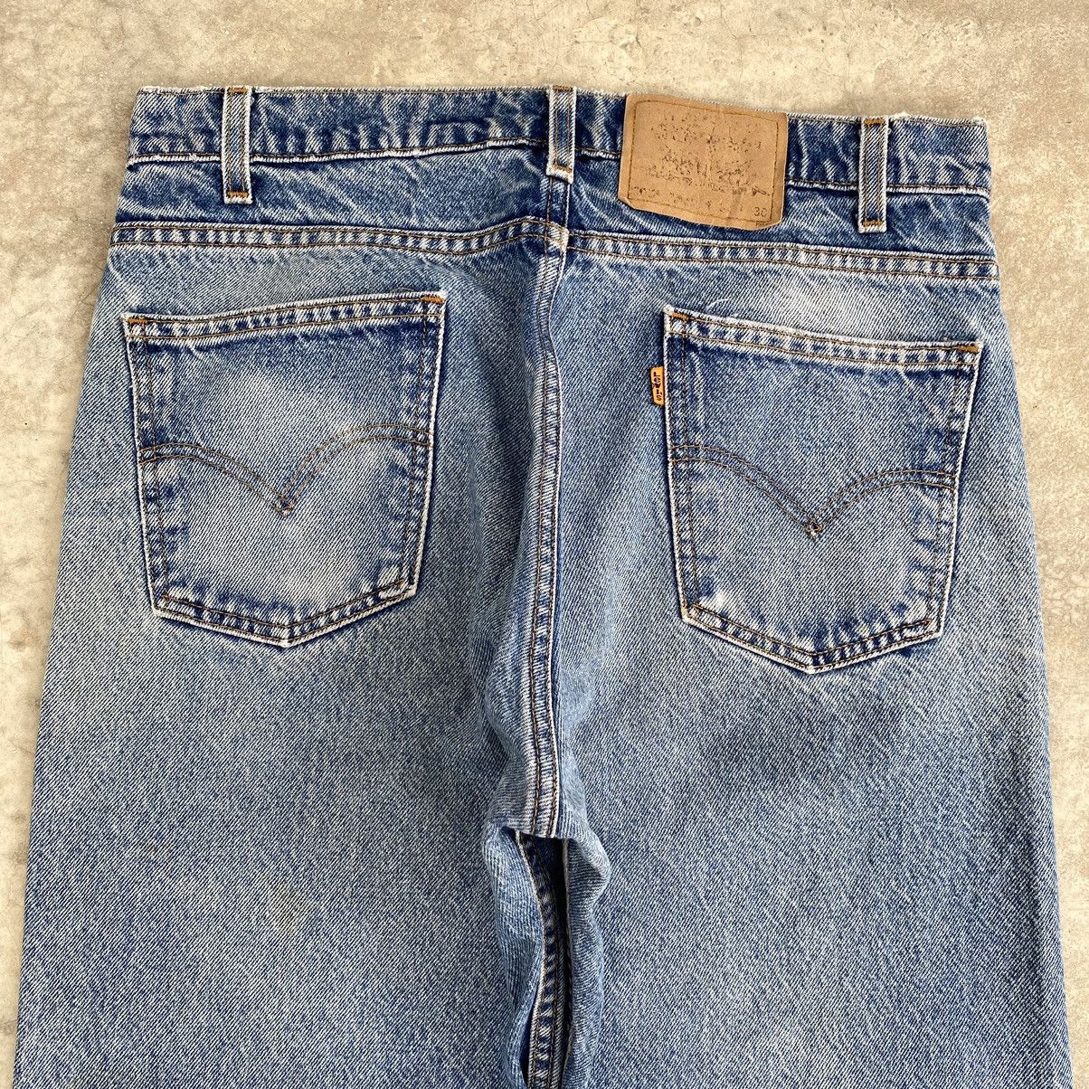Levi's Size 33x27 Vintage 90’s Levis 505 Orange Tab Faded Denim Size US 33 - 16 Thumbnail