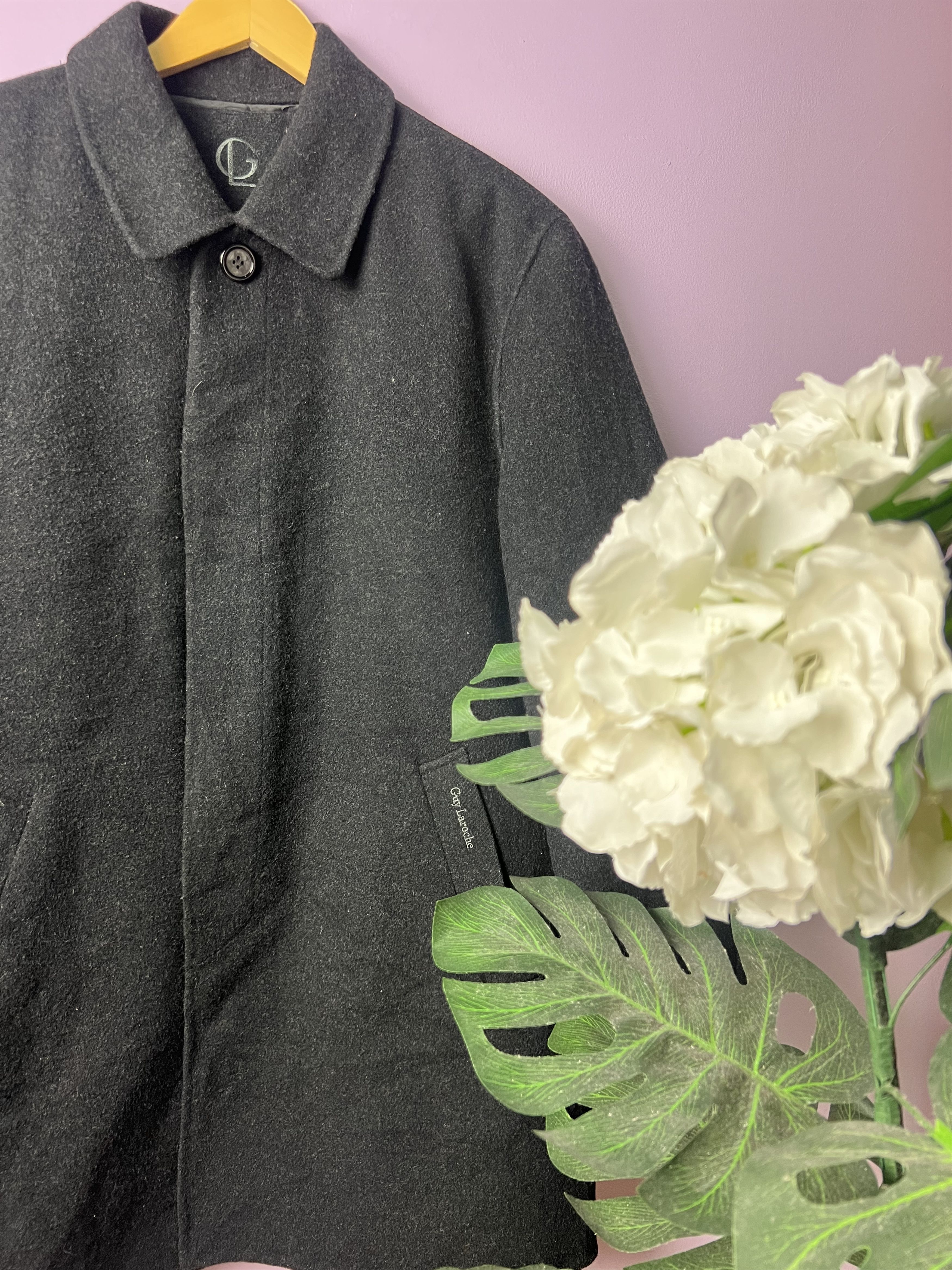 Guy Laroche 🔥Vintage Wool Guy Laroche Chore Jackets Size US L / EU 52-54 / 3 - 5 Thumbnail