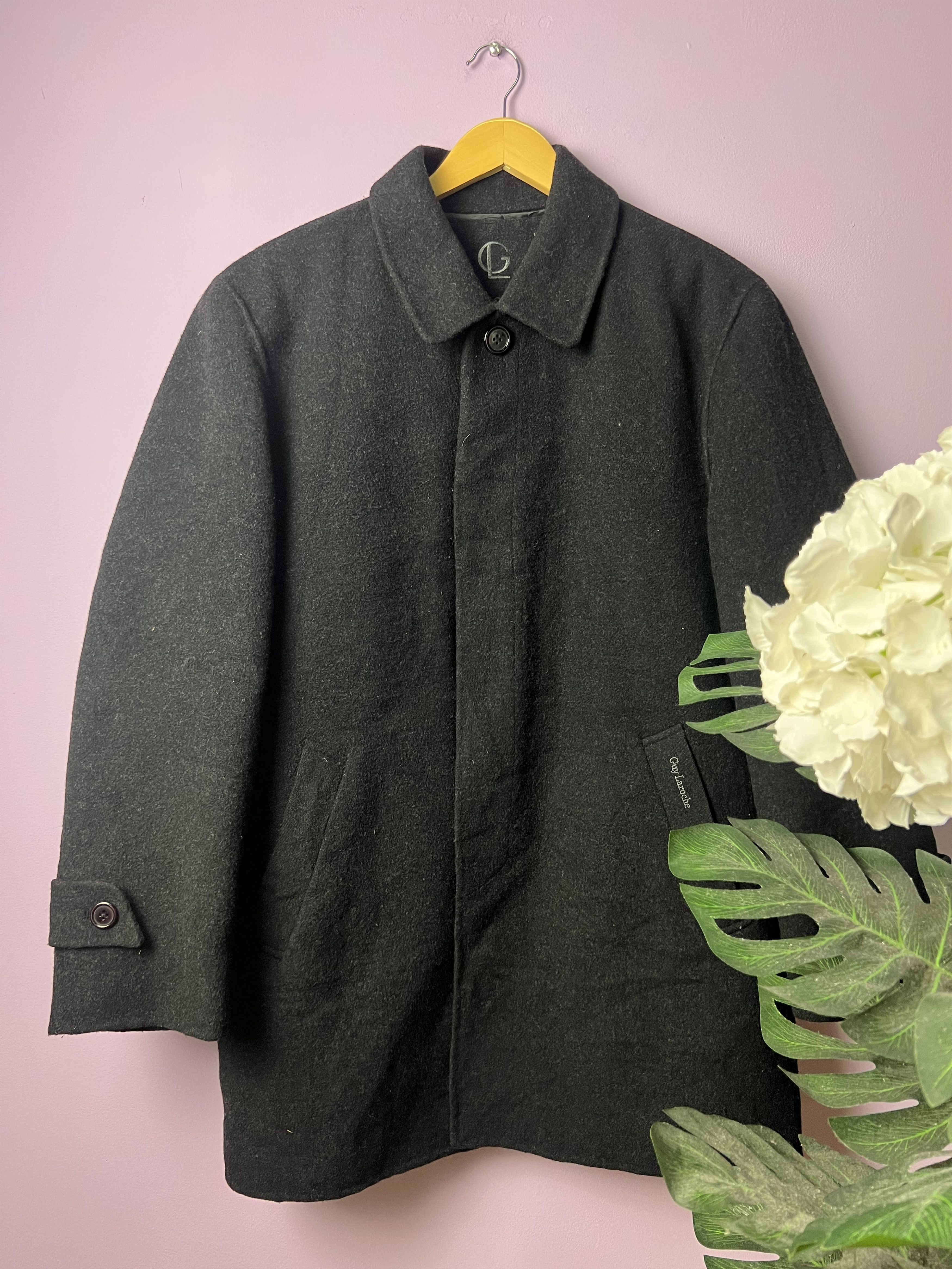 Guy Laroche 🔥Vintage Wool Guy Laroche Chore Jackets Size US L / EU 52-54 / 3 - 2 Thumbnail