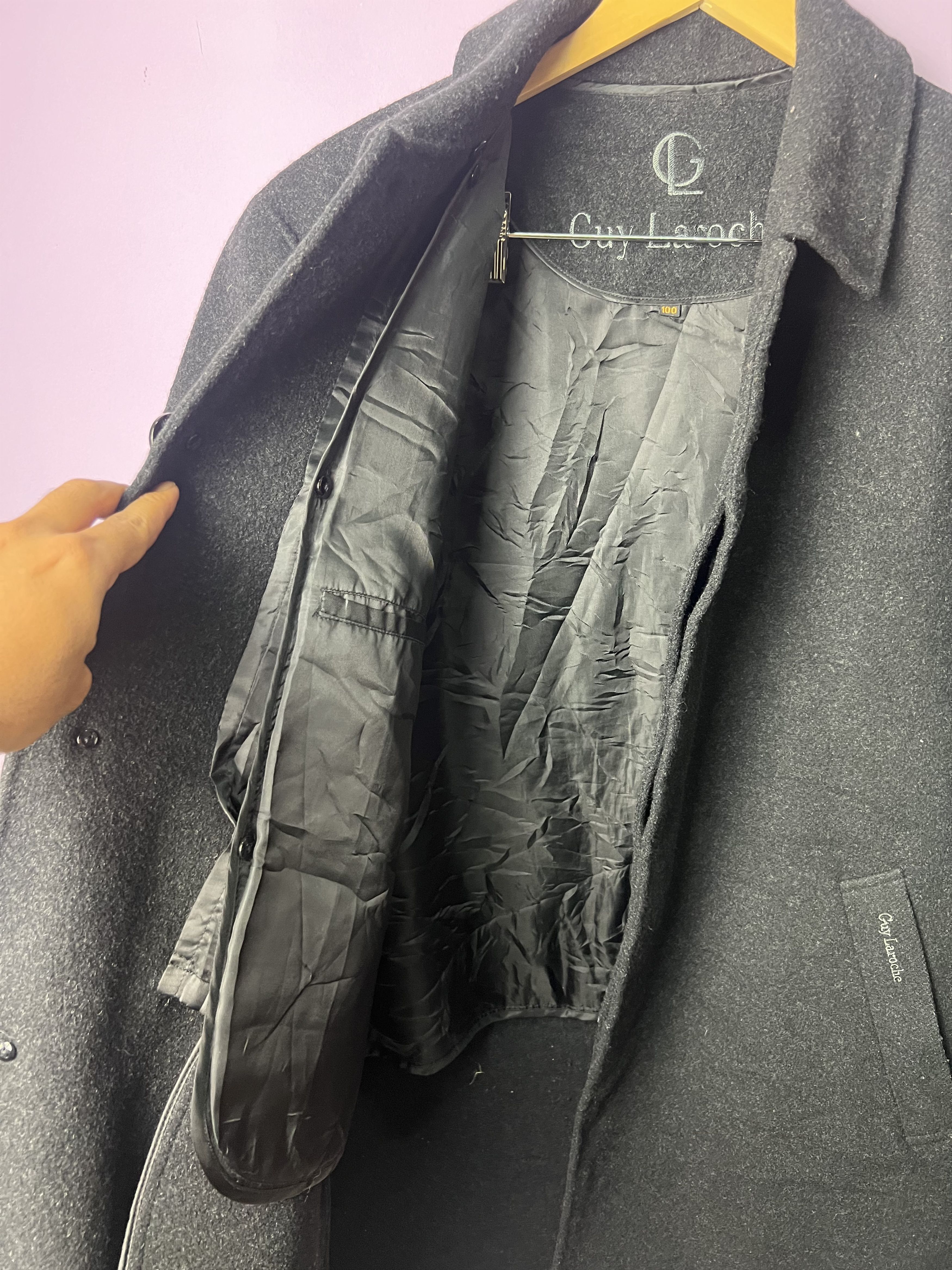 Guy Laroche 🔥Vintage Wool Guy Laroche Chore Jackets Size US L / EU 52-54 / 3 - 13 Thumbnail