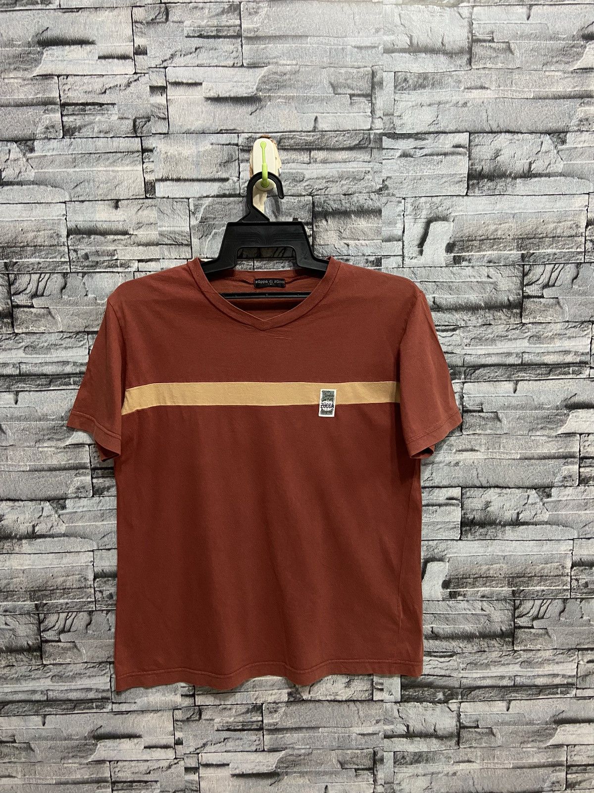 CABANE de ZUCCa Vintage Zuppa di Zucca t shirt stripe design spell out Size US M / EU 48-50 / 2 - 1 Thumbnail