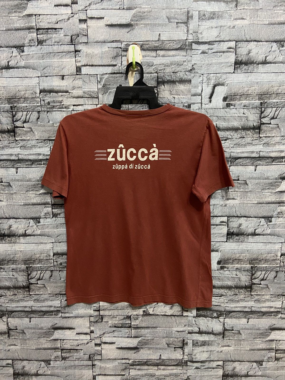 CABANE de ZUCCa Vintage Zuppa di Zucca t shirt stripe design spell out Size US M / EU 48-50 / 2 - 5 Thumbnail