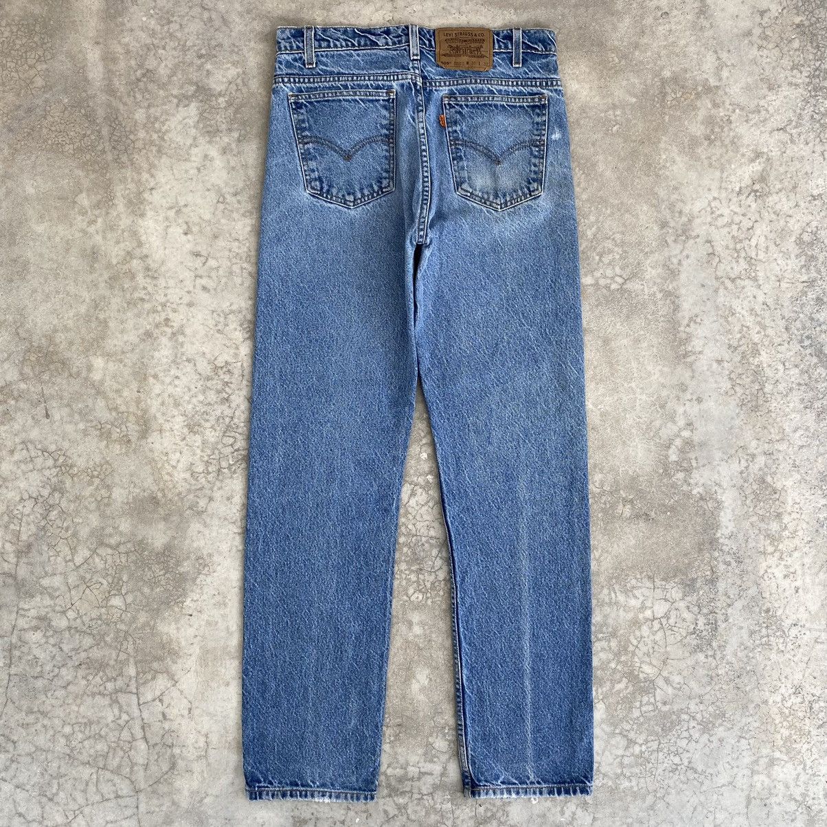 Levi's Size 30x41.5 VTG Levis 505 Orange Tab Straight Leg Jeans Size US 30 / EU 46 - 14 Thumbnail