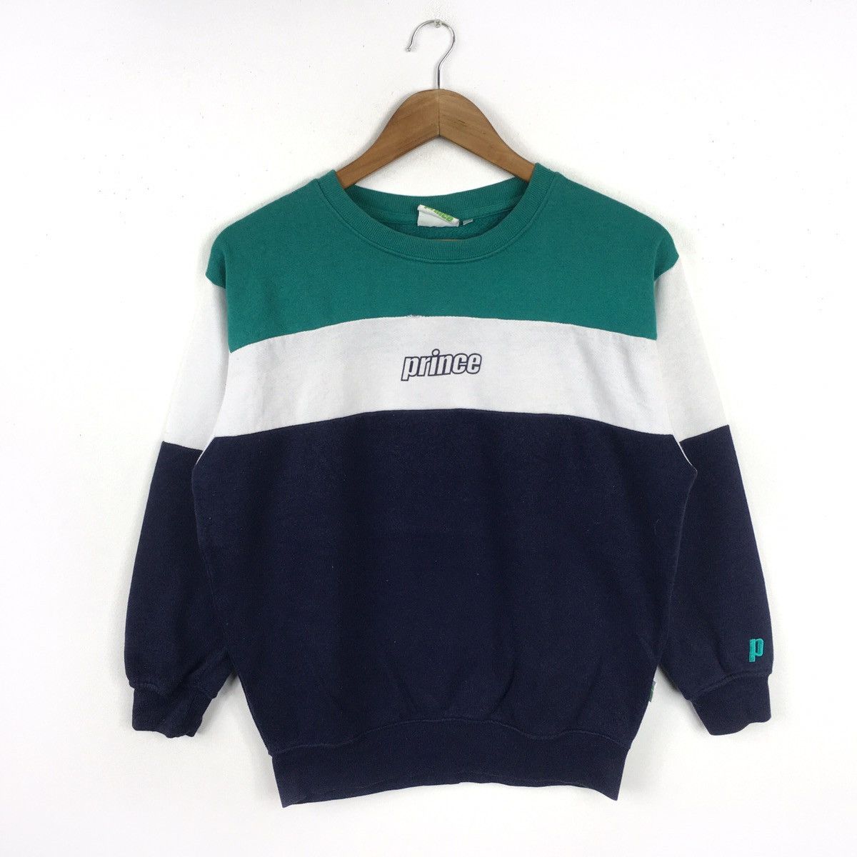 VINTAGE PRINCE SPORTSWEAR CENTER LOGO SWEATSHIRT PULLOVER