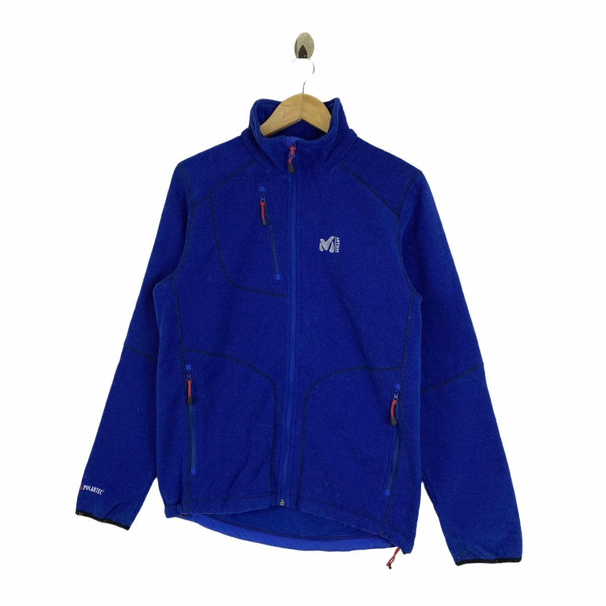 Polartec × Vintage Vintage MILLET POLARTEC Outdoor Small Logo Fleece Sweater Size US S / EU 44-46 / 1 - 4 Thumbnail