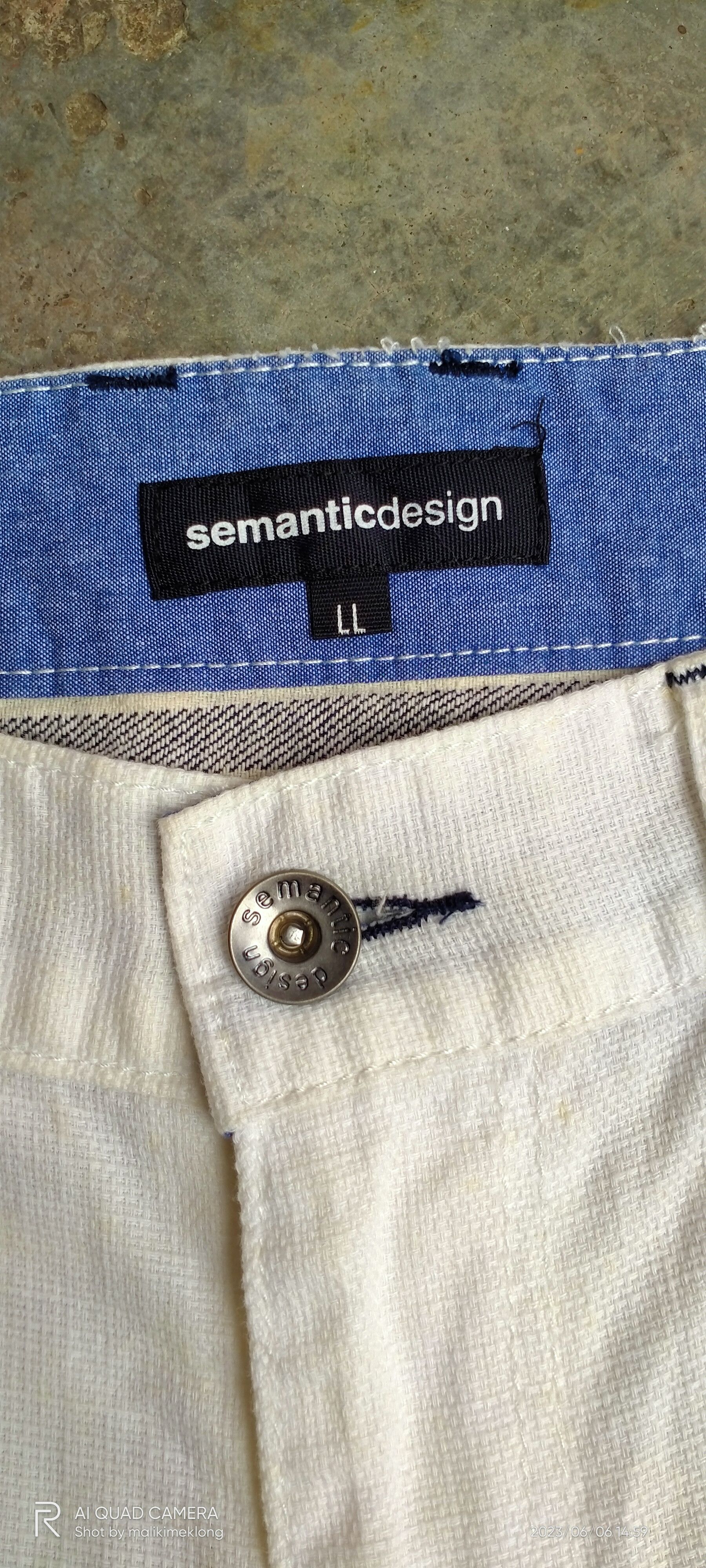 Japanese Brand Semantic design inspired by kapital Size US 34 / EU 50 - 6 Thumbnail