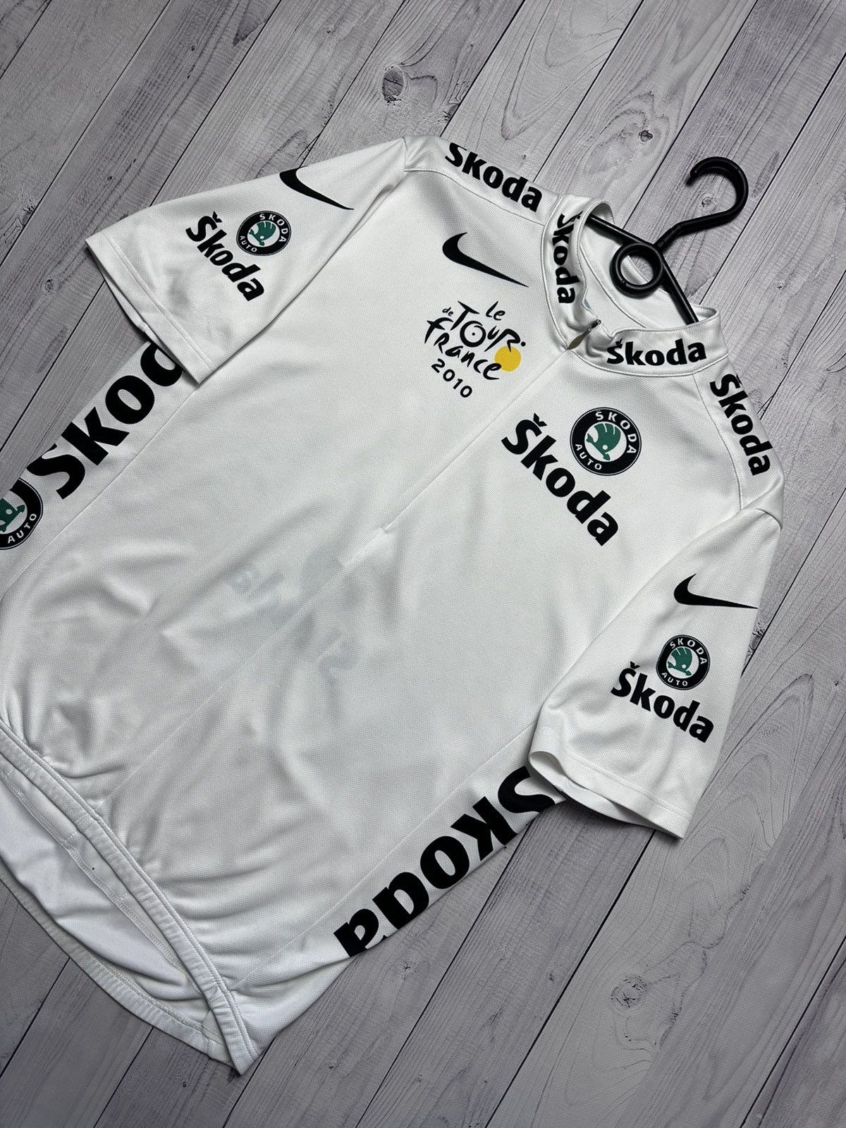 Vintage Vintage cycling jersey Nike Skoda Tour de France rare size L Size US L / EU 52-54 / 3 - 2 Thumbnail