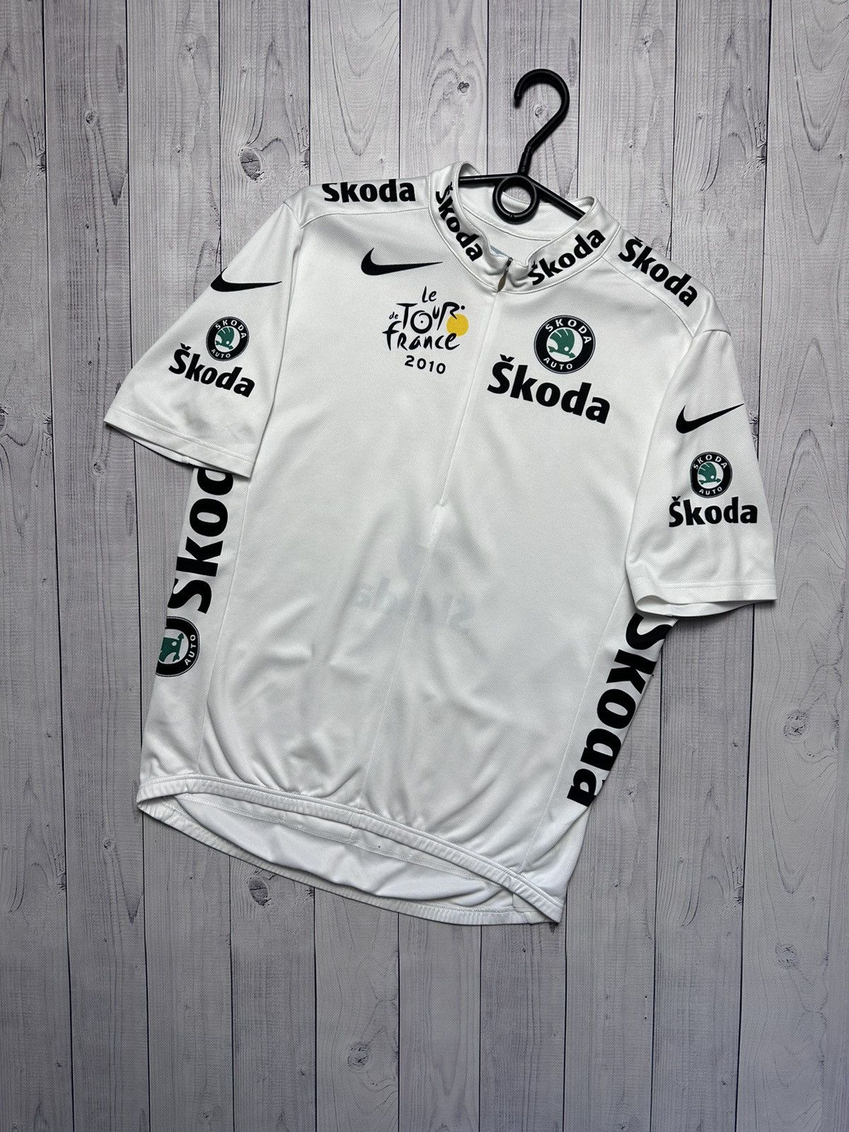 Vintage Vintage cycling jersey Nike Skoda Tour de France rare size L Size US L / EU 52-54 / 3 - 1 Thumbnail