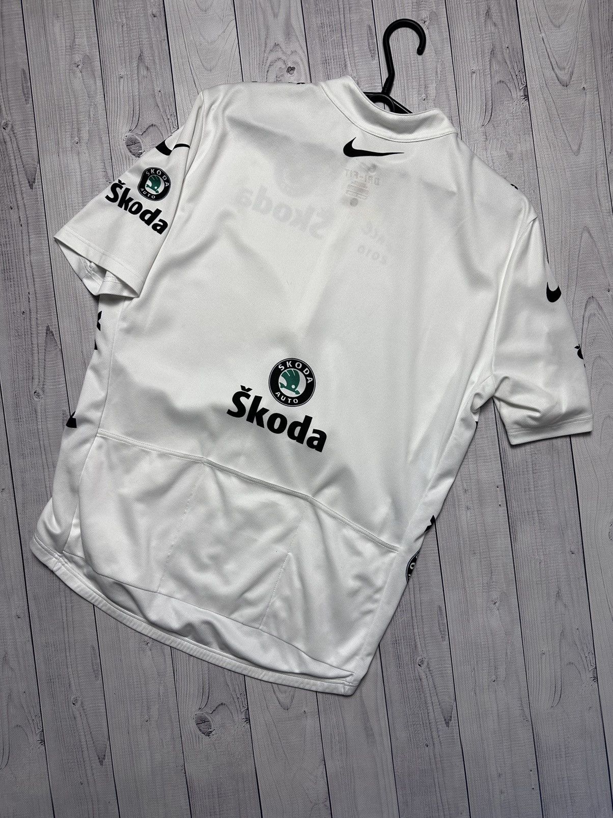 Vintage Vintage cycling jersey Nike Skoda Tour de France rare size L Size US L / EU 52-54 / 3 - 6 Thumbnail