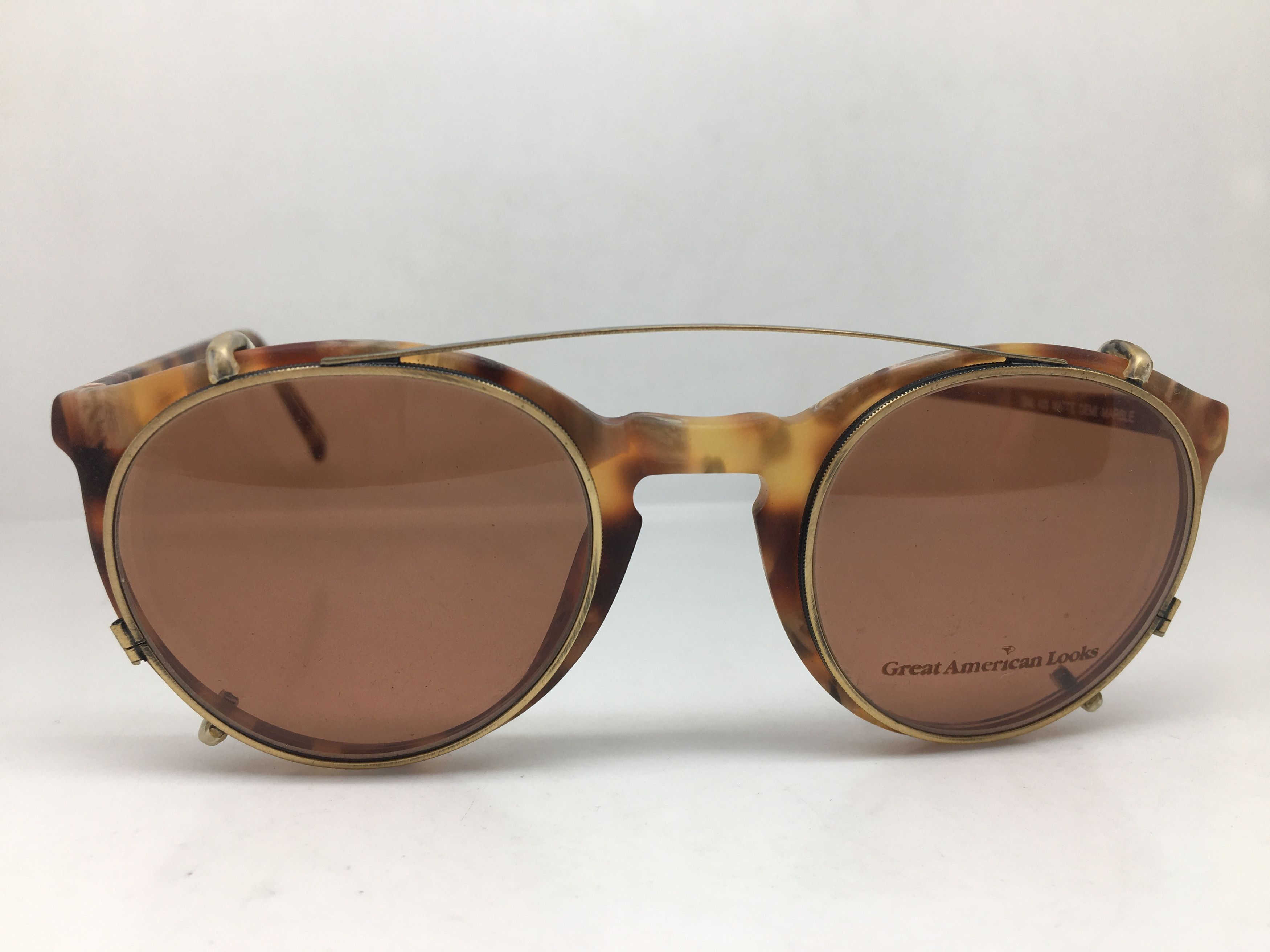 Great American Looks Eyeglasses Frame w/Clip Sunglasses
