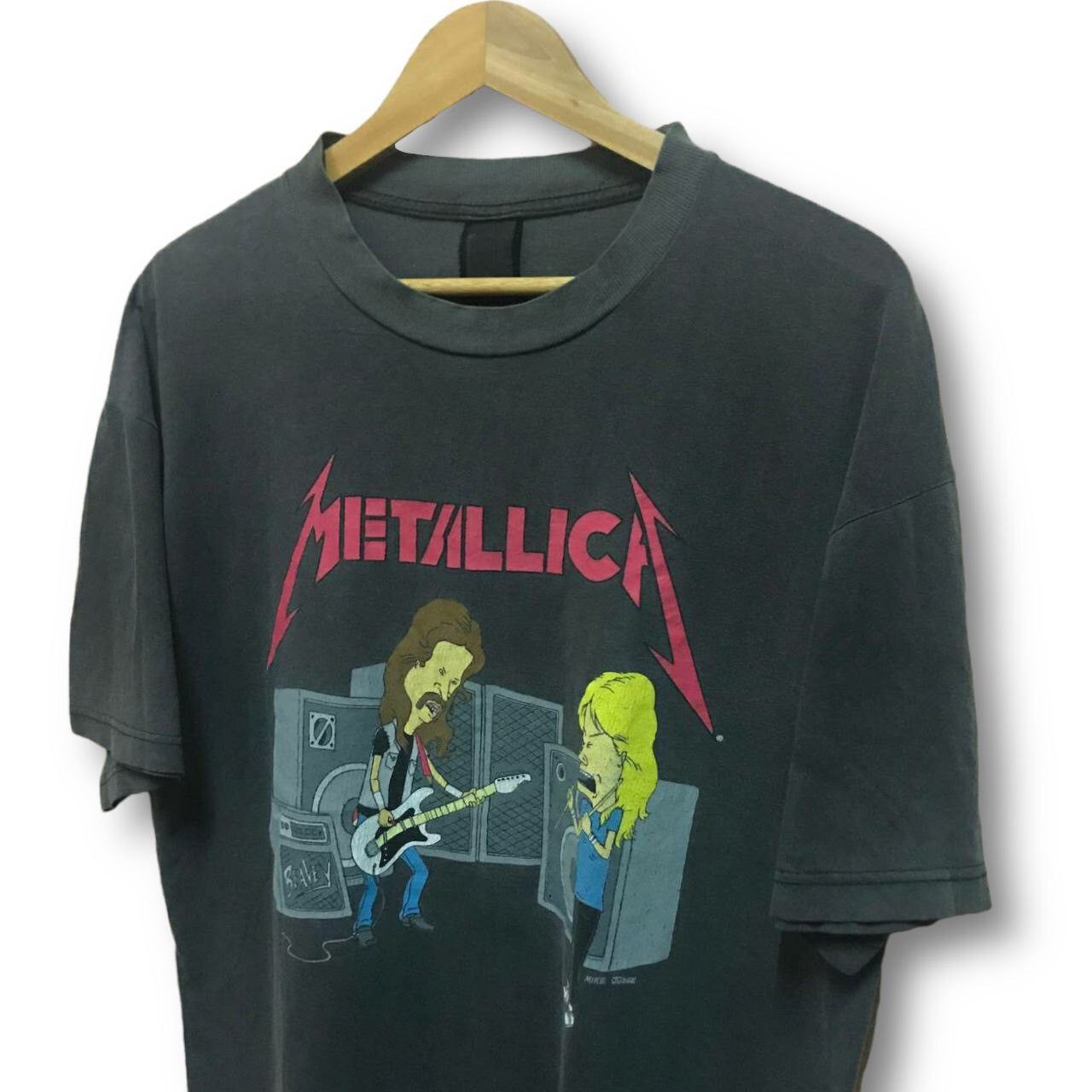 Cartoon Network Vintage Metallica Beavis And Butt-Head MTV Band T Shirt Size US L / EU 52-54 / 3 - 3 Thumbnail