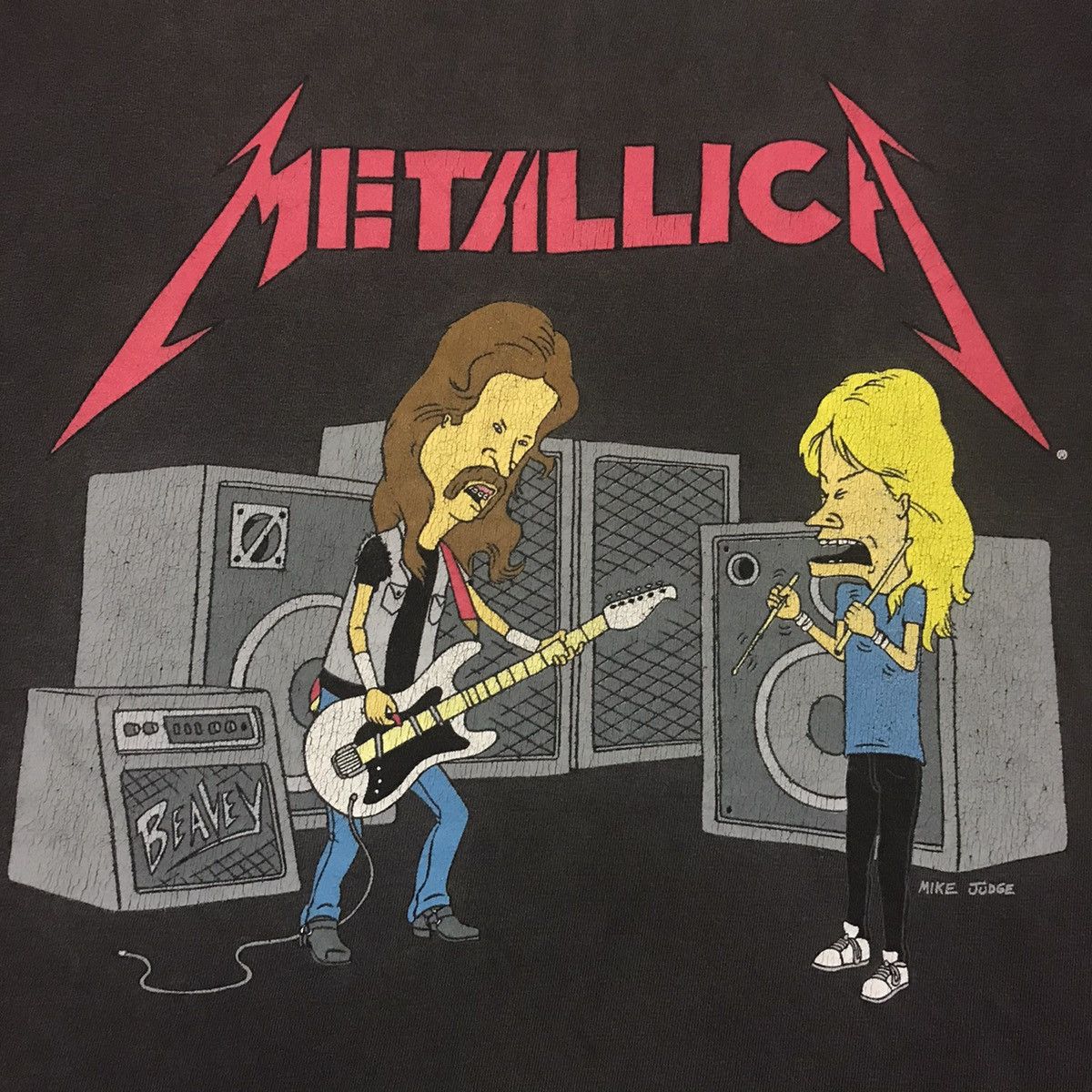 Cartoon Network Vintage Metallica Beavis And Butt-Head MTV Band T Shirt Size US L / EU 52-54 / 3 - 5 Thumbnail
