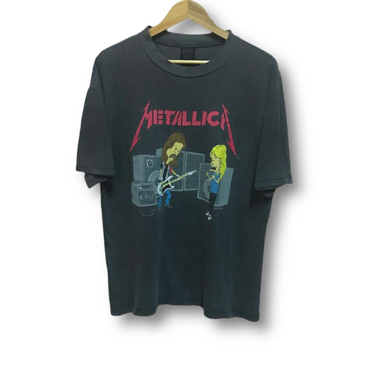 Cartoon Network Vintage Metallica Beavis And Butt-Head MTV Band T Shirt Size US L / EU 52-54 / 3 - 1 Thumbnail