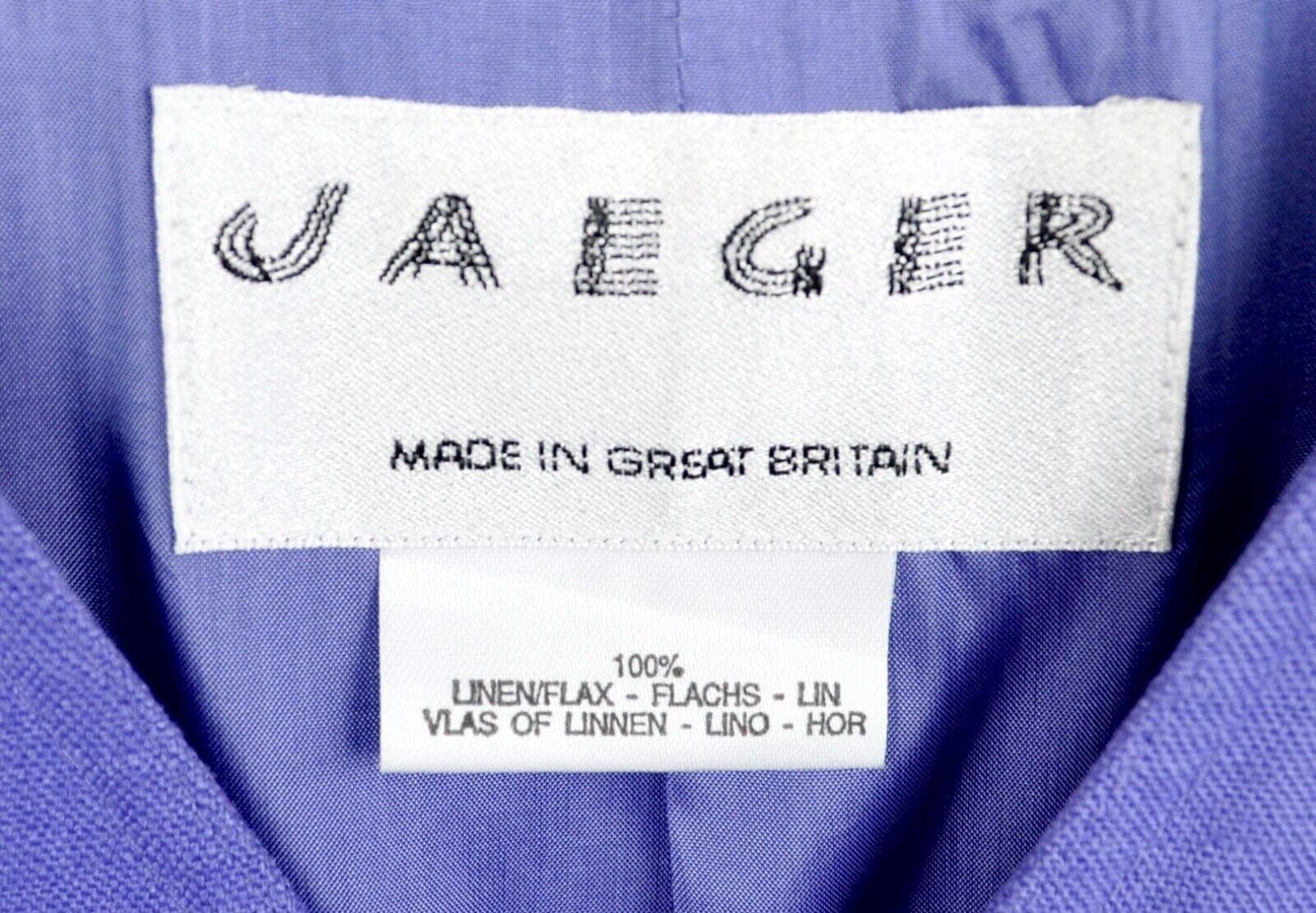 Jaeger × Vintage Jaeger Linen Blazer Sport Jacket Coat V Neck Button Up Size XL / US 12-14 / IT 48-50 - 5 Thumbnail