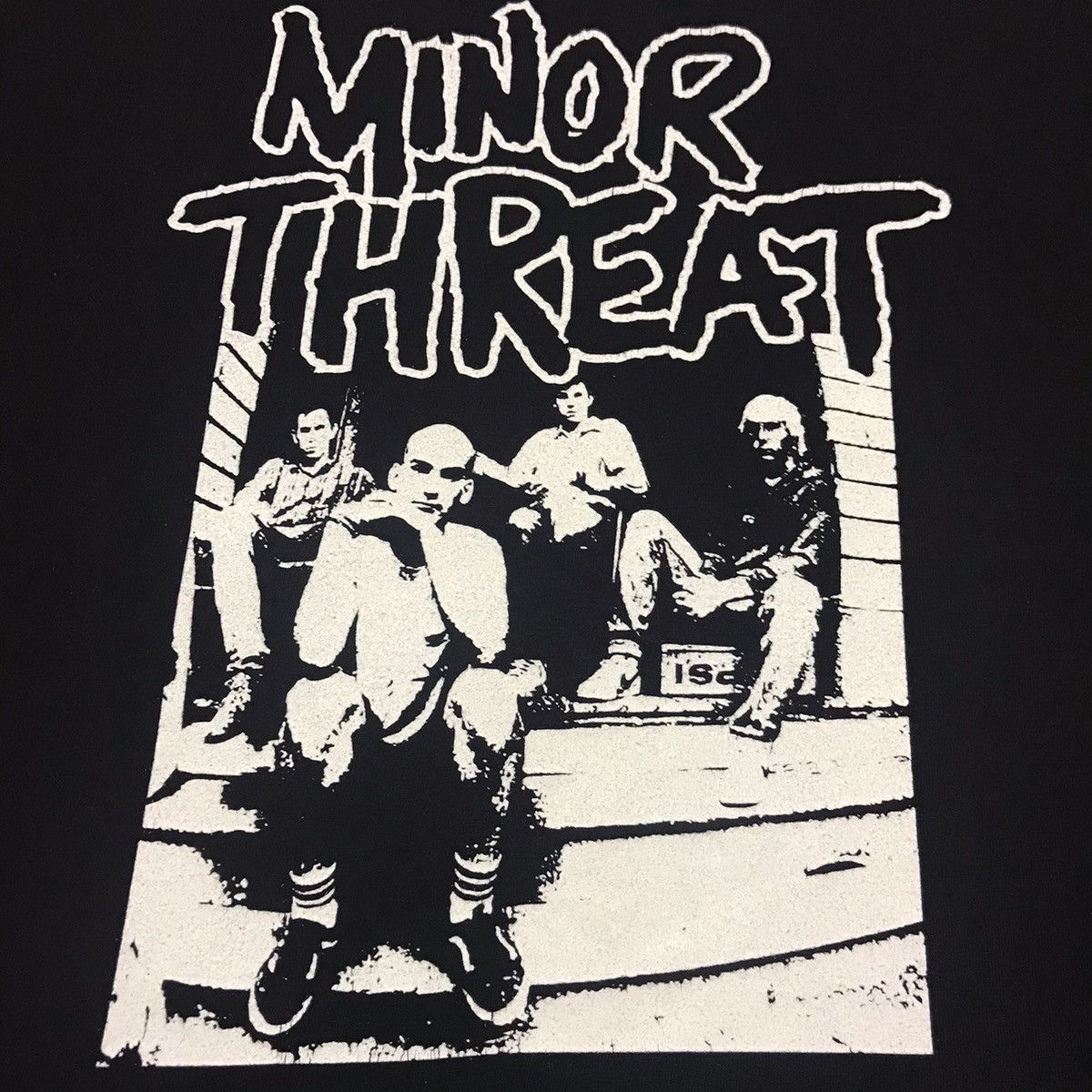 Band Tees × Vintage Vintage Minor Threat Straight Edge DC Hardcore Punk T Shirt Size US L / EU 52-54 / 3 - 5 Thumbnail