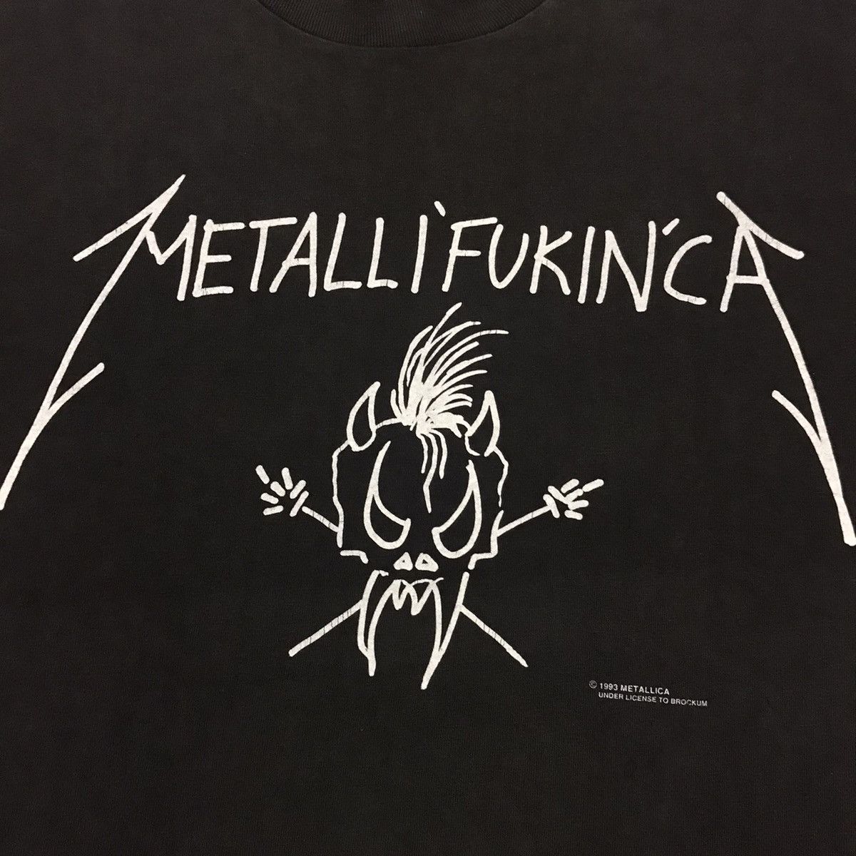 Band Tees Vintage Original 1993 Metallica Metalli’fukin’ca T Shirt Size US L / EU 52-54 / 3 - 5 Thumbnail