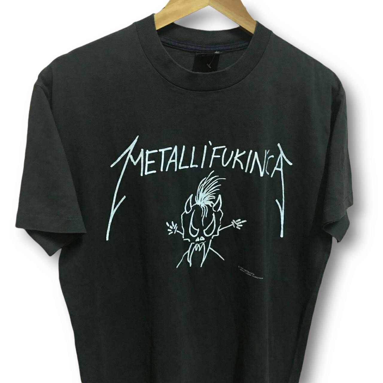 Band Tees Vintage Original 1993 Metallica Metalli’fukin’ca T Shirt Size US L / EU 52-54 / 3 - 3 Thumbnail