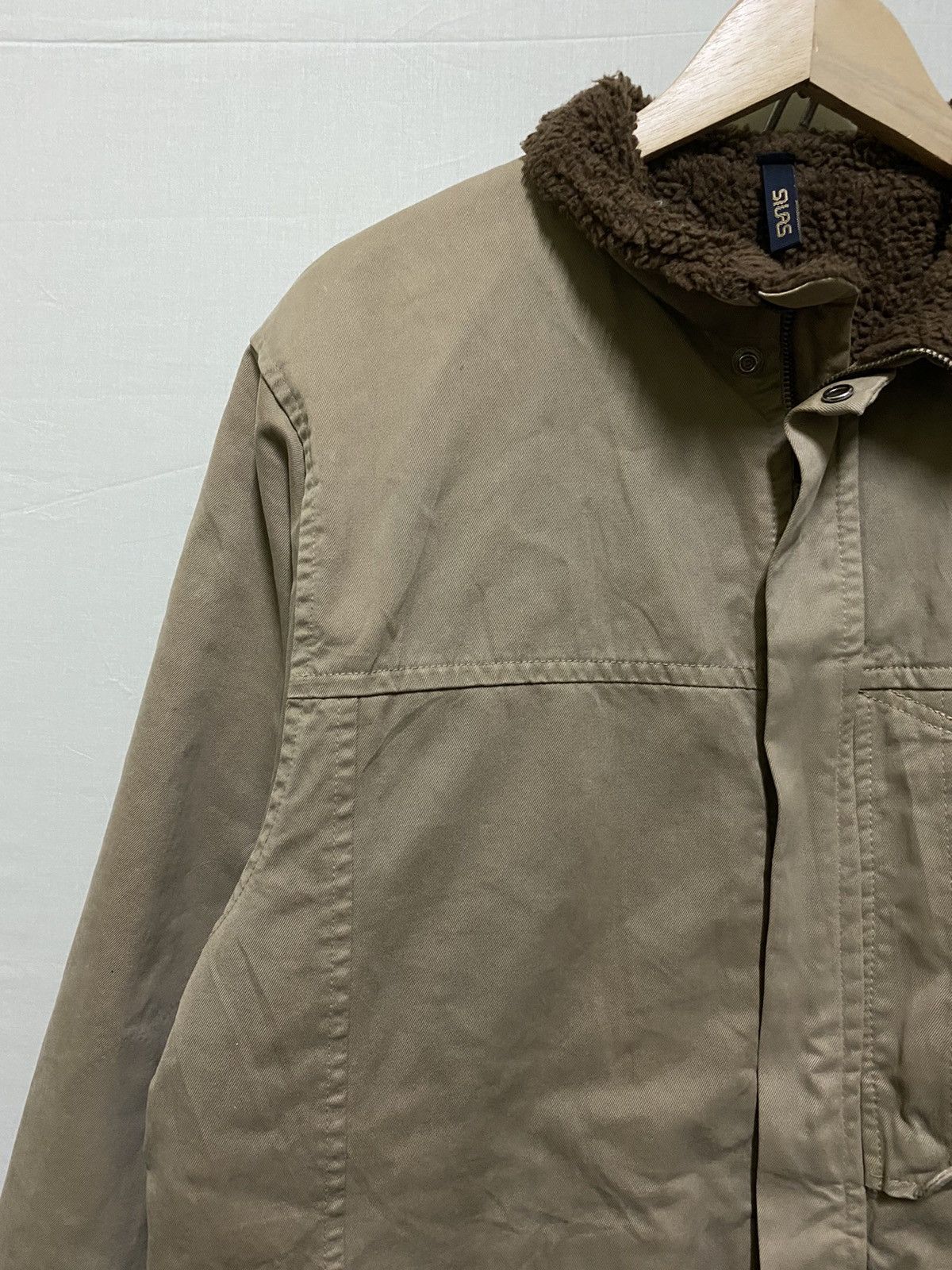 Japanese Brand Silas Fur Sherpa Deck Jacket Size US M / EU 48-50 / 2 - 2 Thumbnail