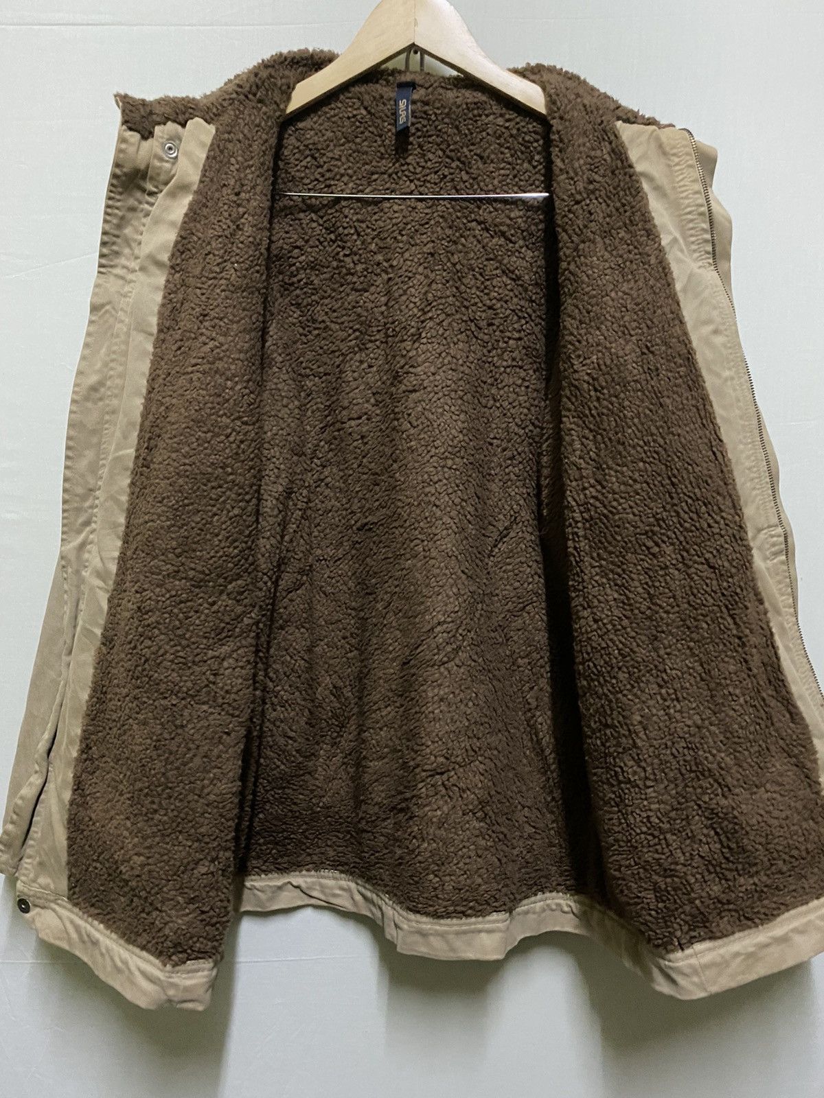 Japanese Brand Silas Fur Sherpa Deck Jacket Size US M / EU 48-50 / 2 - 6 Thumbnail