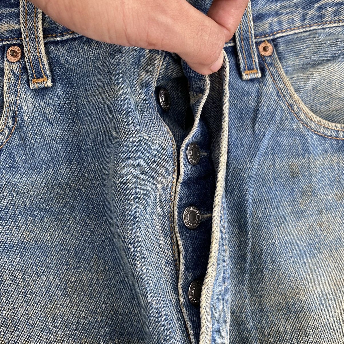 Levi's × Vintage Size 34x30 Vintage 90’s Levis 501 Faded Dirty Jeans Size US 34 / EU 50 - 11 Thumbnail