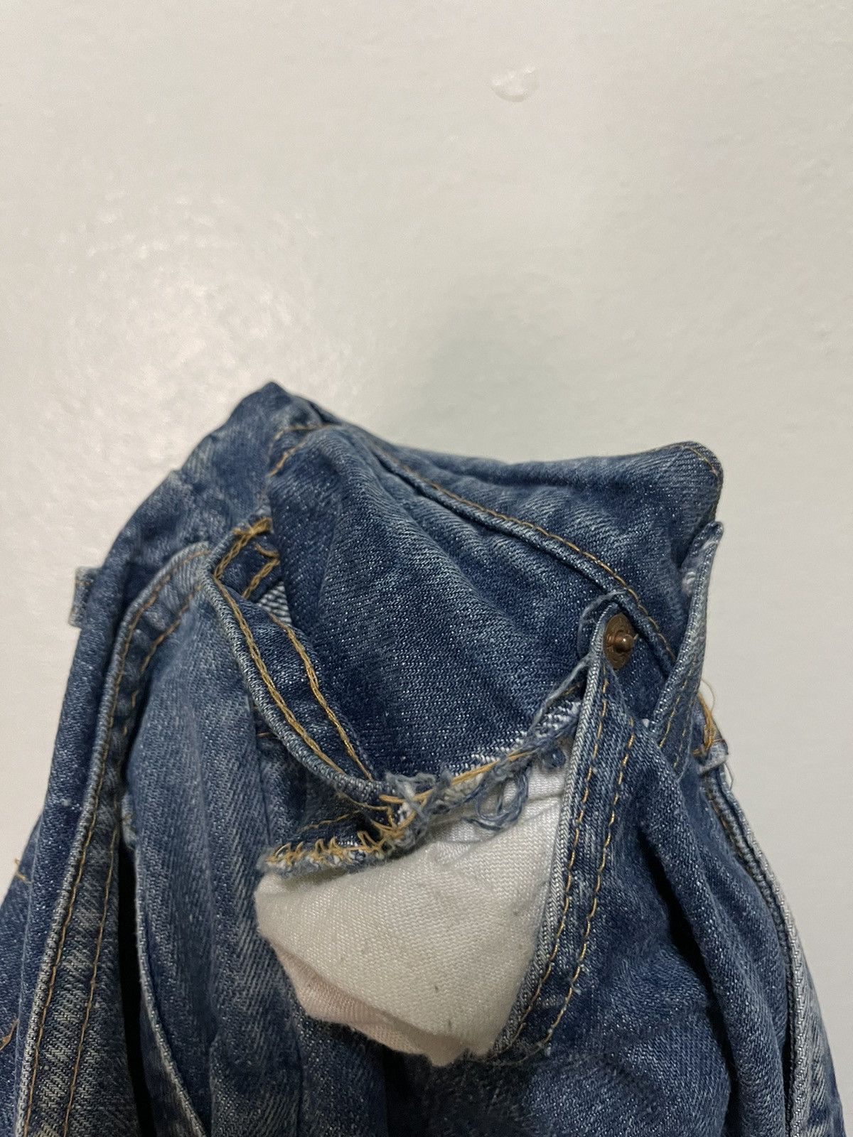 Levi's Levis 517 Orange Tag Vintage Distressed Jeans Size US 31 - 16 Thumbnail