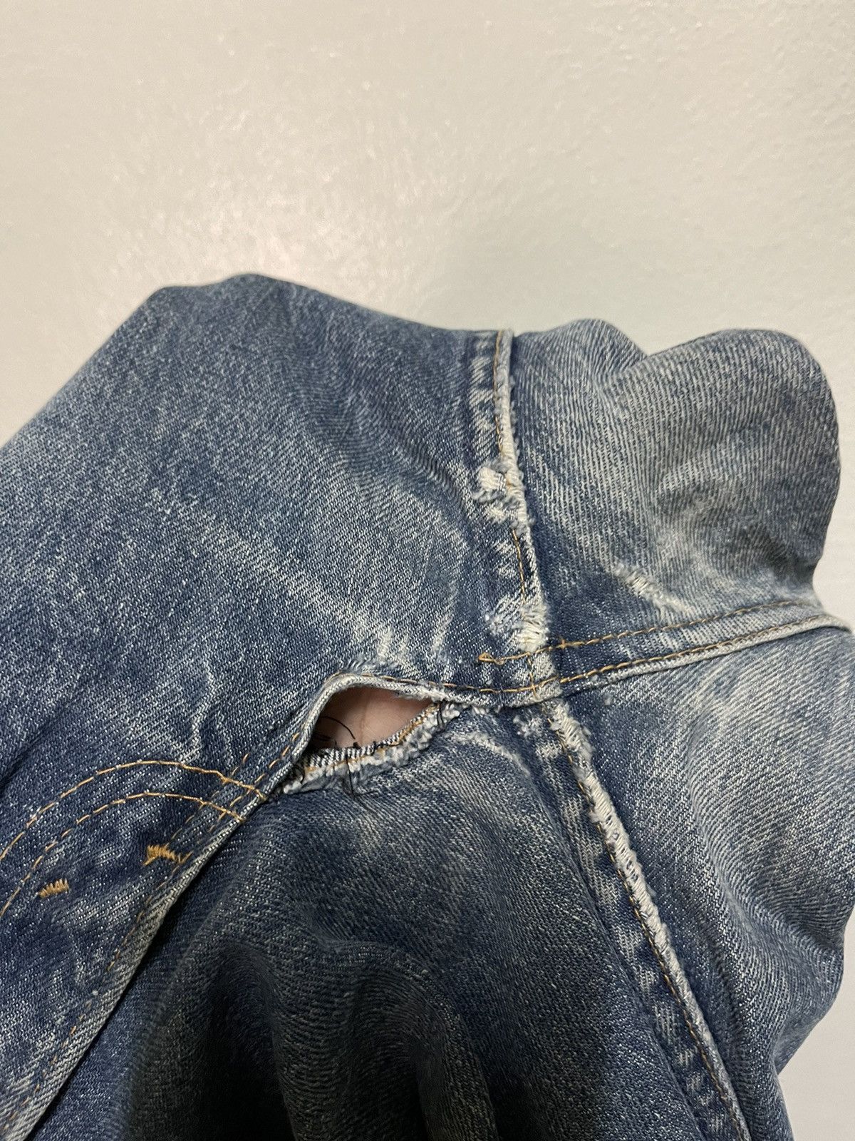 Levi's Levis 517 Orange Tag Vintage Distressed Jeans Size US 31 - 15 Thumbnail