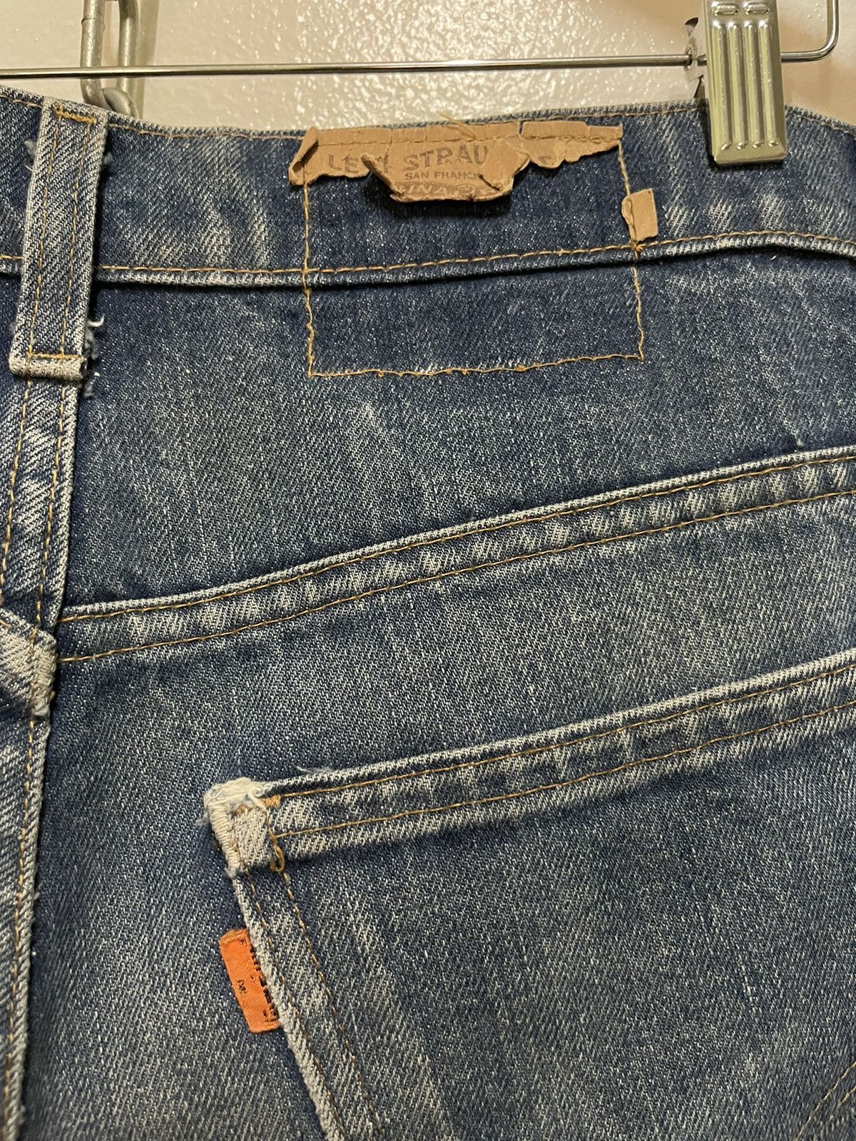Levi's Levis 517 Orange Tag Vintage Distressed Jeans Size US 31 - 12 Thumbnail