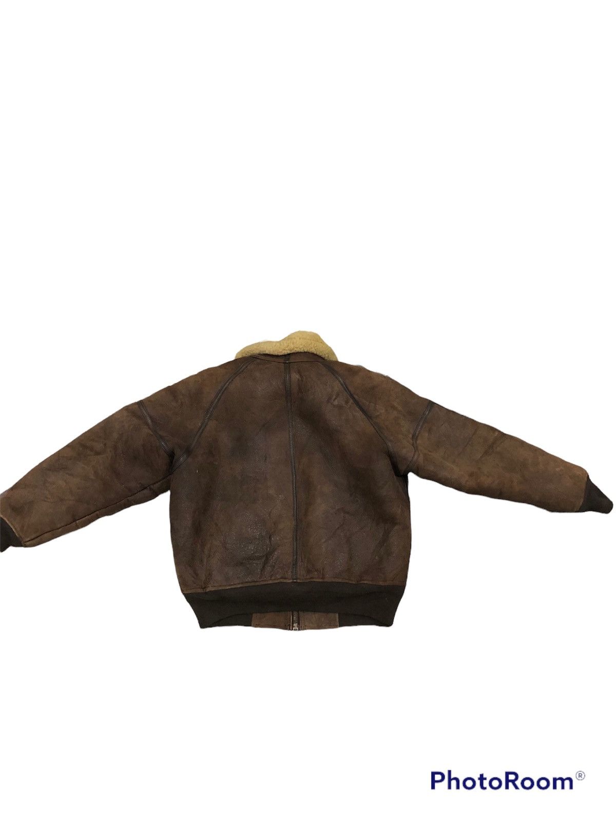 Handmade B-3 leather jacket by loyd & haig traditional luxury brand Size US L / EU 52-54 / 3 - 9 Thumbnail