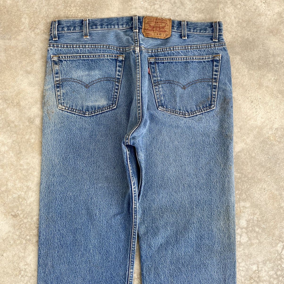 Levi's Vintage 90’s Levis 501xx Stonewashed Blue Denim Jeans Size US 37 - 16 Thumbnail