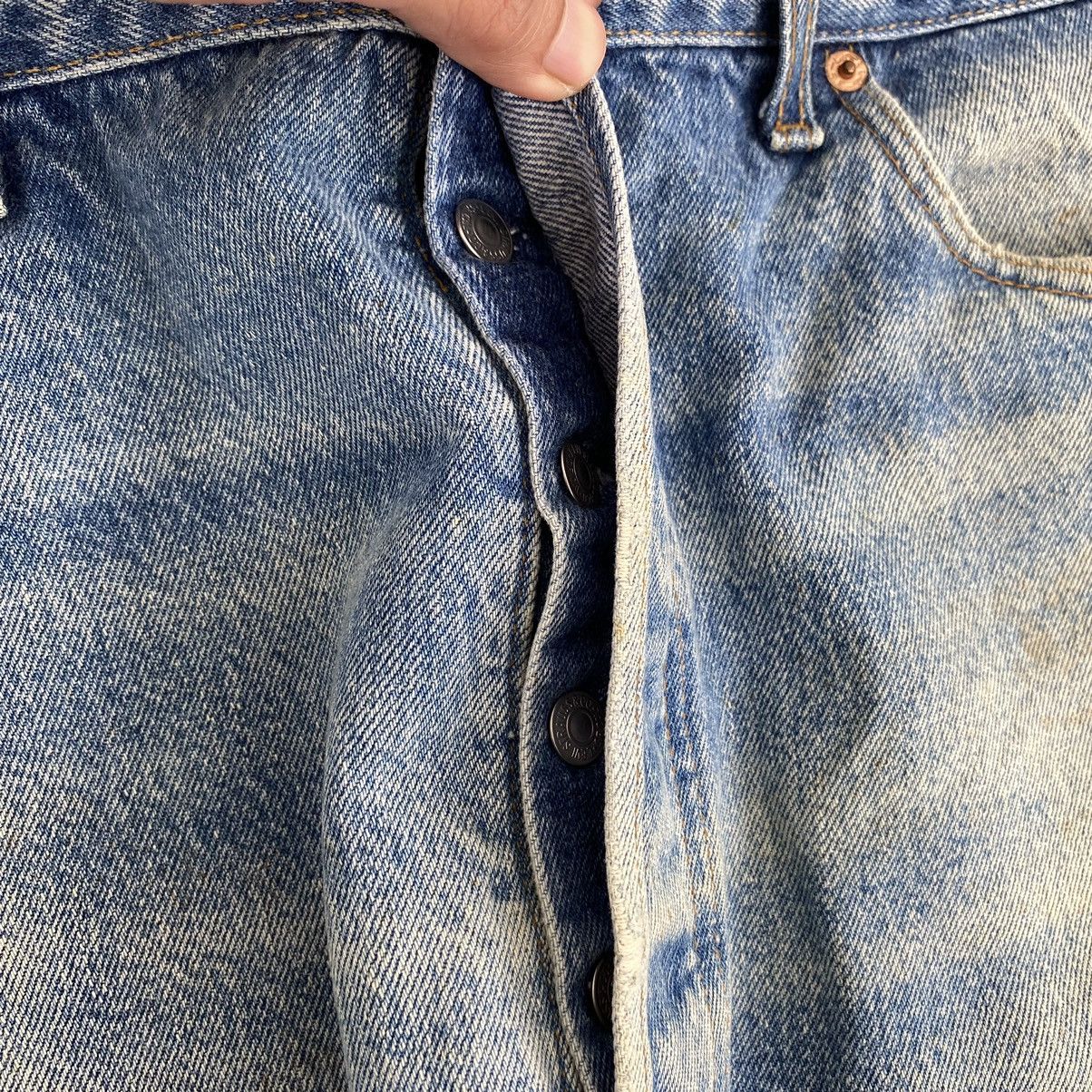 Levi's Vintage 90’s Levis 501xx Stonewashed Blue Denim Jeans Size US 37 - 13 Thumbnail