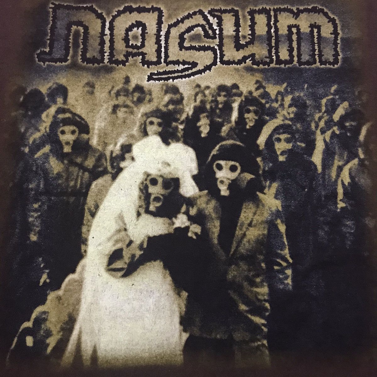 Band Tees Vintage Original Nasum Inhale/Exhale Grindcore Band T Shirt Size US L / EU 52-54 / 3 - 5 Thumbnail