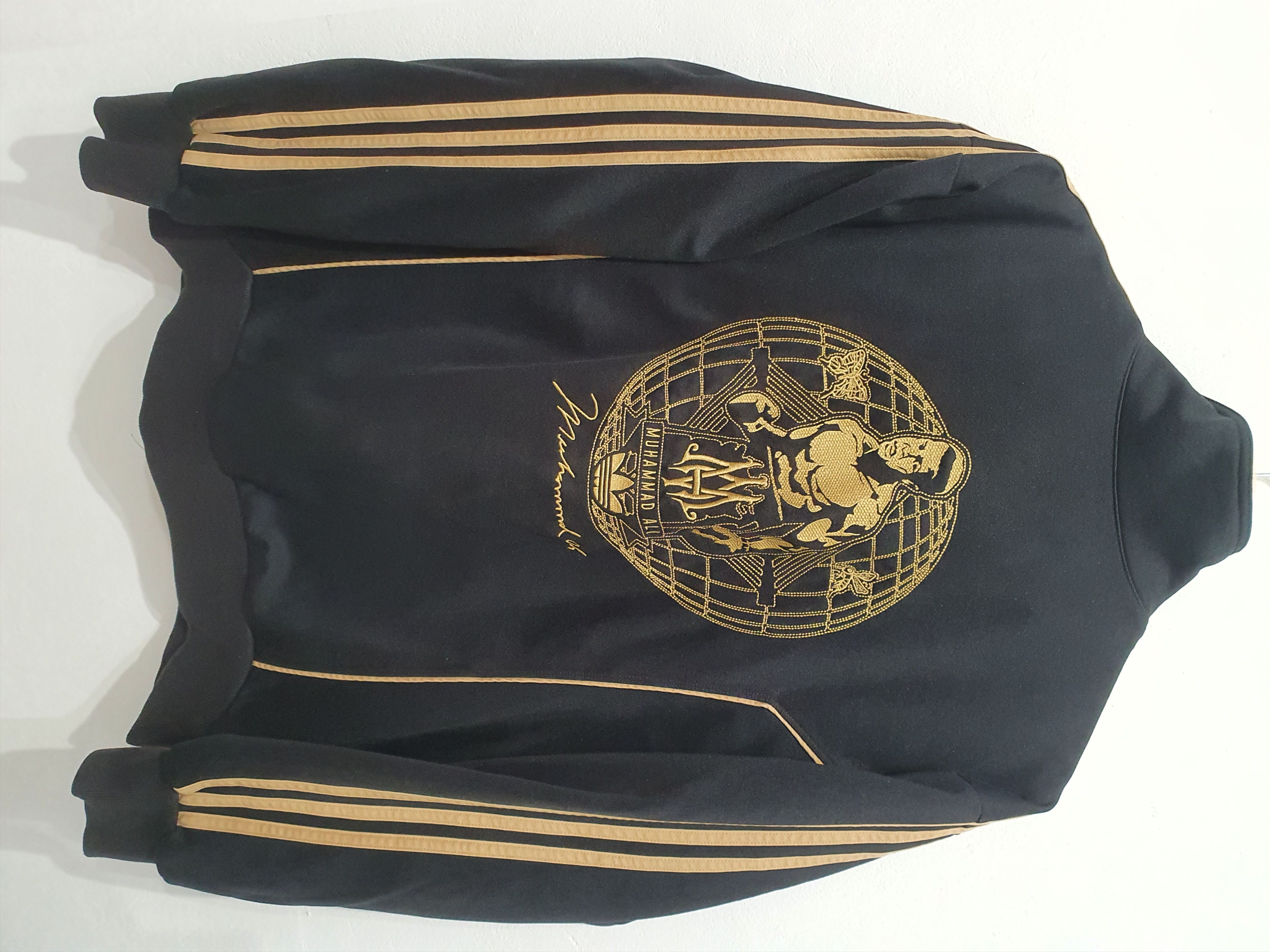 image of Adidas Muhammad Ali Goat Size S Trackjacket Jacket in Black, Men's