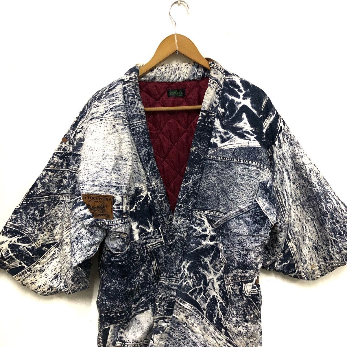 Japanese Brand Rare vintage kimono japan big logo Size US L / EU 52-54 / 3 - 4 Thumbnail