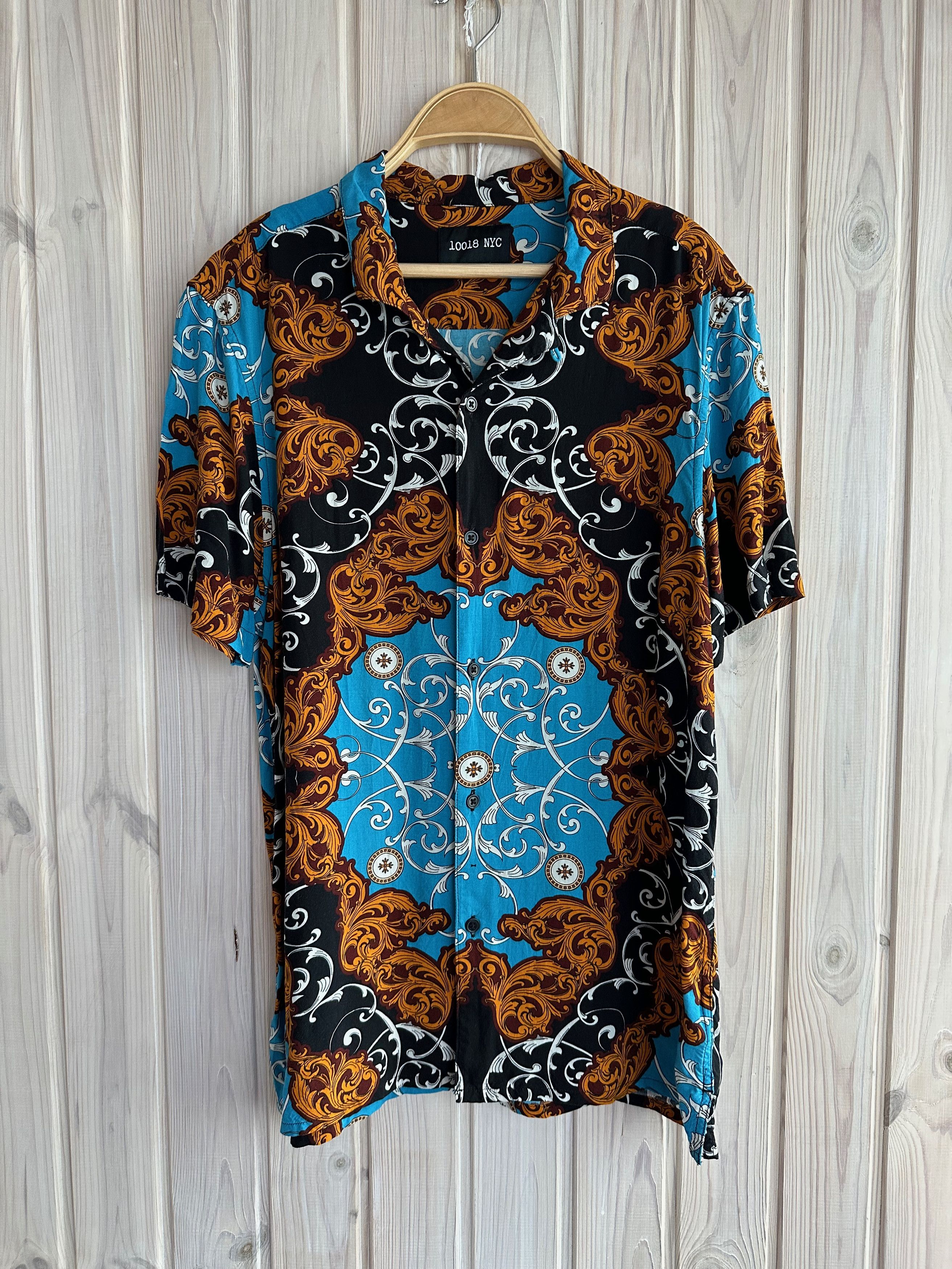Arts & Science Barocco Style art Viscose Shirt hawwaiian Size US M / EU 48-50 / 2 - 1 Thumbnail
