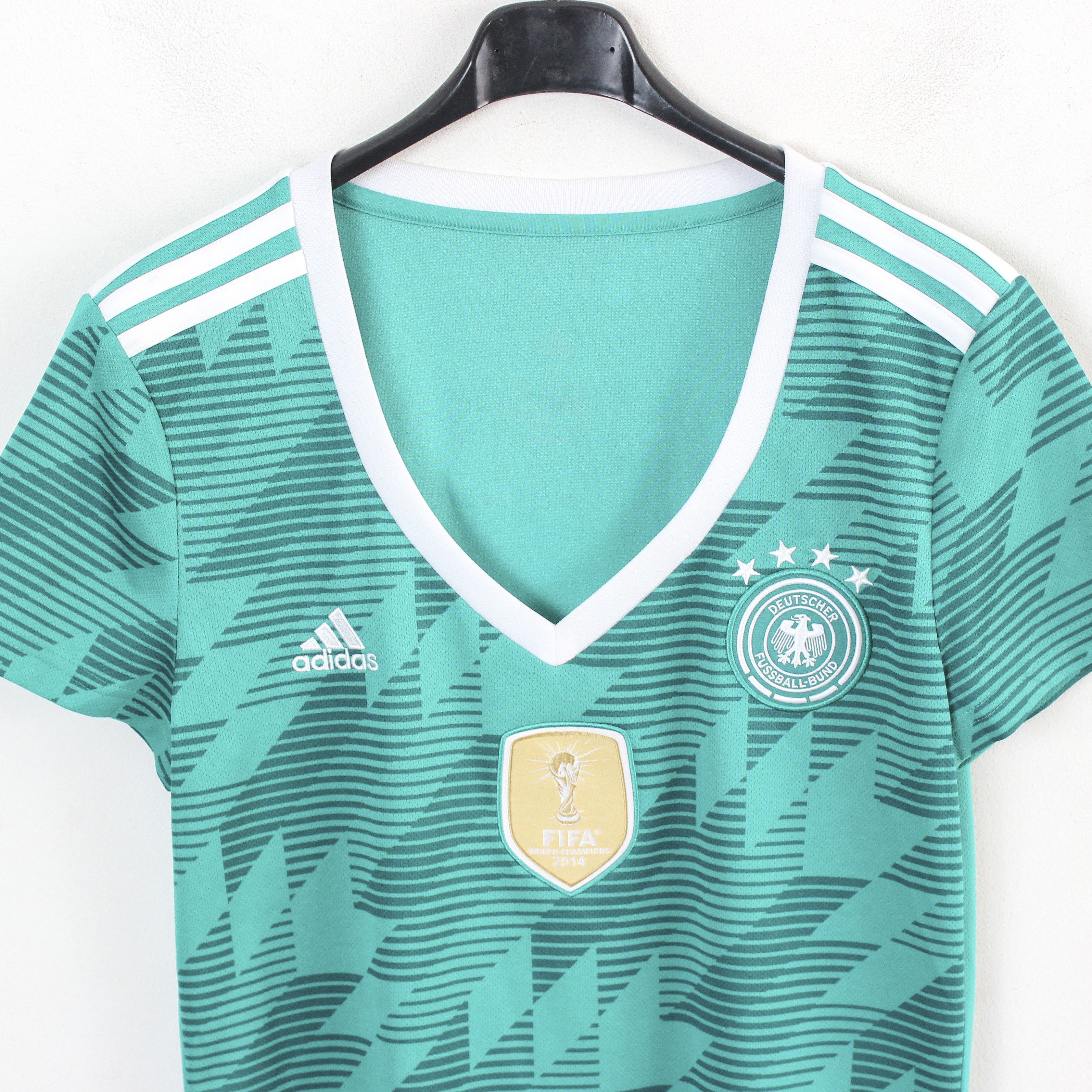 Adidas Germany Womens M Football Away Jersey Top 2018 2019 #8 Kroos Size M / US 6-8 / IT 42-44 - 3 Thumbnail